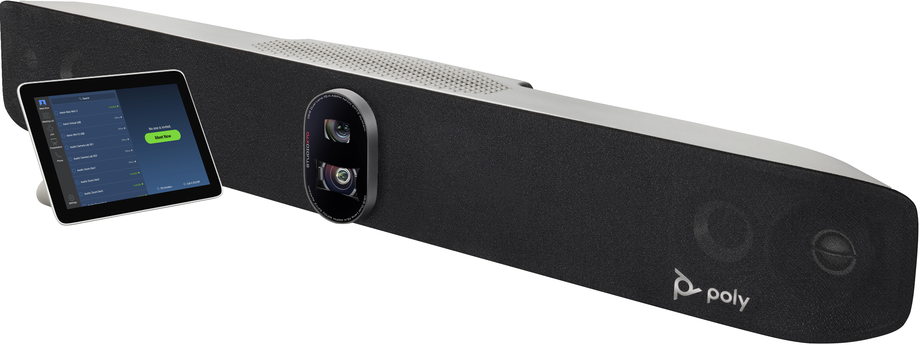 Poly HP Poly Studio X70 No Radio - Kit für Videokonferenzen (Videoleiste, Poly TC8 Controller)