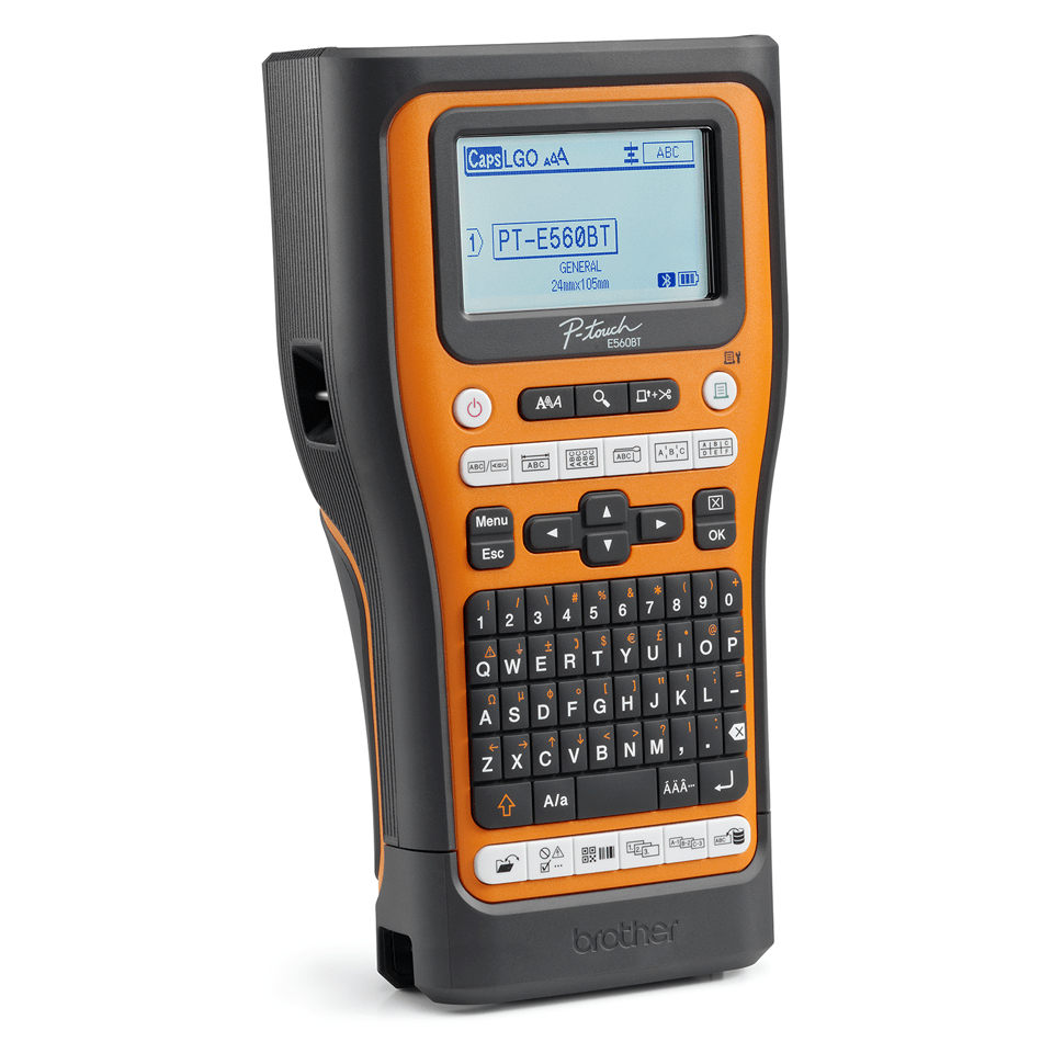 Brother P-Touch PT-E560BTSP - Beschriftungsgerät - s/w - Thermotransfer - Rolle (2,4 cm)