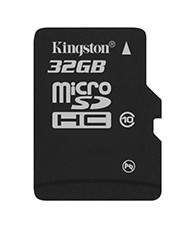 Kingston SDC10/32GB, 32 GB, MicroSDHC, Klasse 10, Flash, 10 MB/s, 10 MB/s