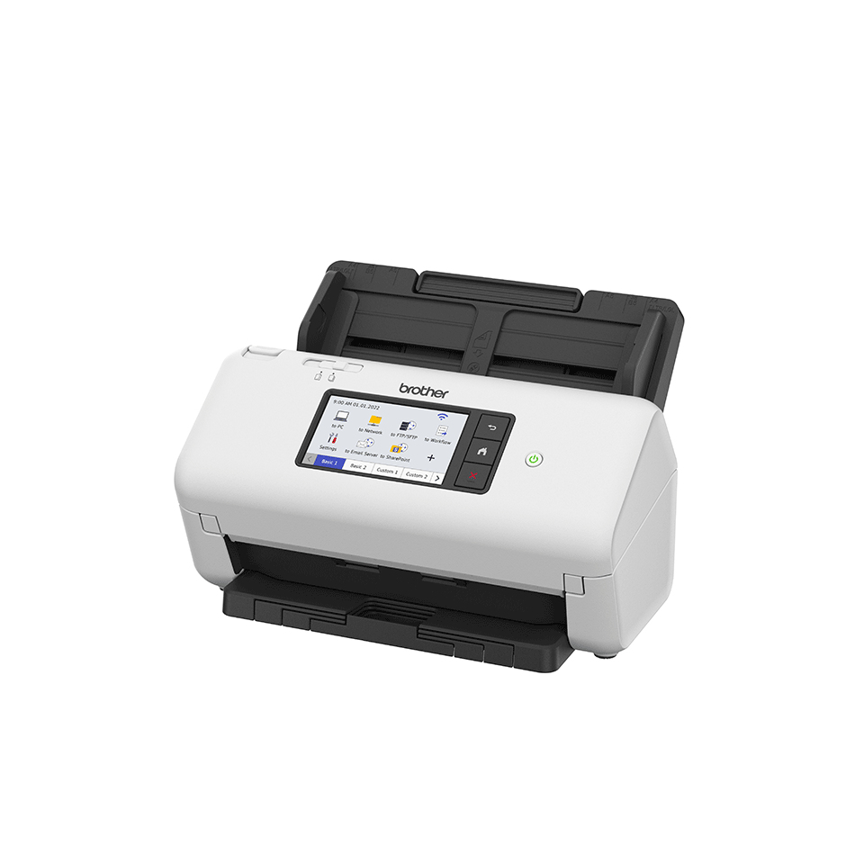 Brother ADS-4700W - Dokumentenscanner - Dual-CIS - Duplex - A4 - 600 dpi x 600 dpi - bis zu 40 Seite