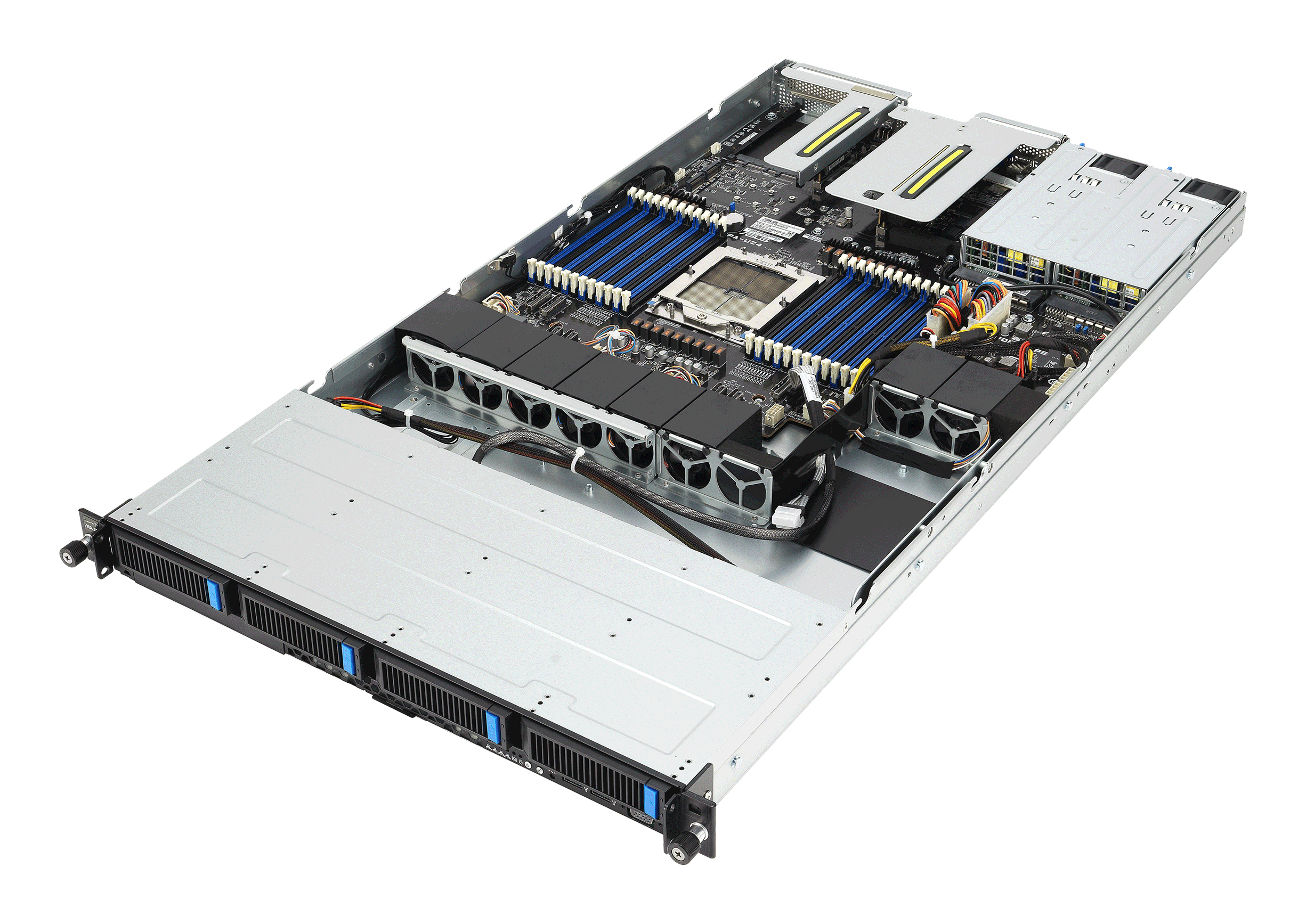 ASUS RS501A-E12-RS4, LGA 6096, AMD, AMD EPYC, AMD EPYC 9004, DDR5-SDRAM, 3 TB
