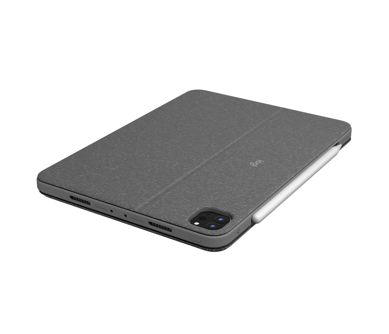 Logitech Combo Touch, KeyboardDock für Apple iPad Pro 11" 2020 / 2021, grau, DE