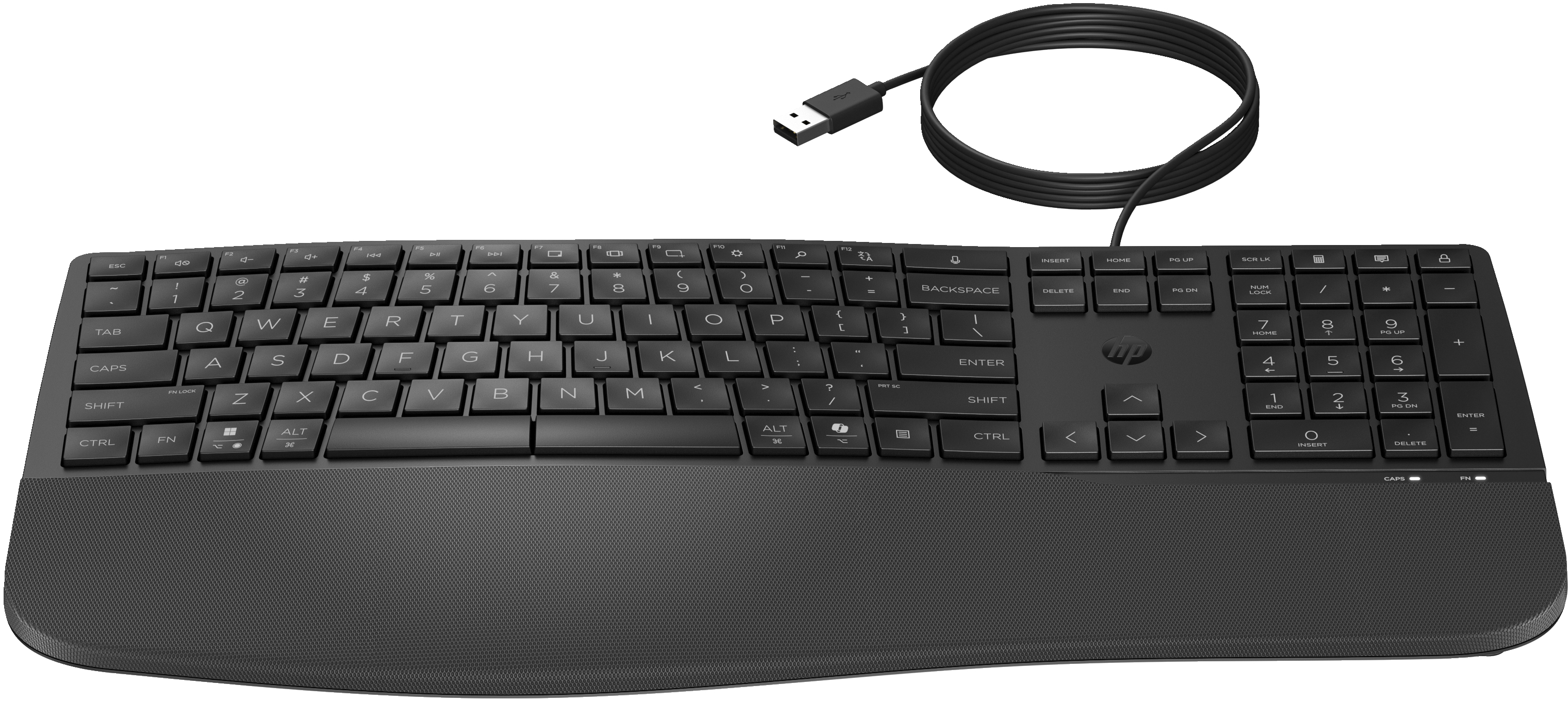 HP 480 Comfort - Tastatur - 3-Zonen-Layout, Multi-Device