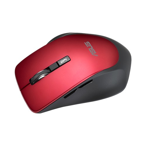 ASUS WT425 - Maus - Für Rechtshänder - optisch - 6 Tasten - kabellos - 2.4 GHz - kabelloser Empfänge