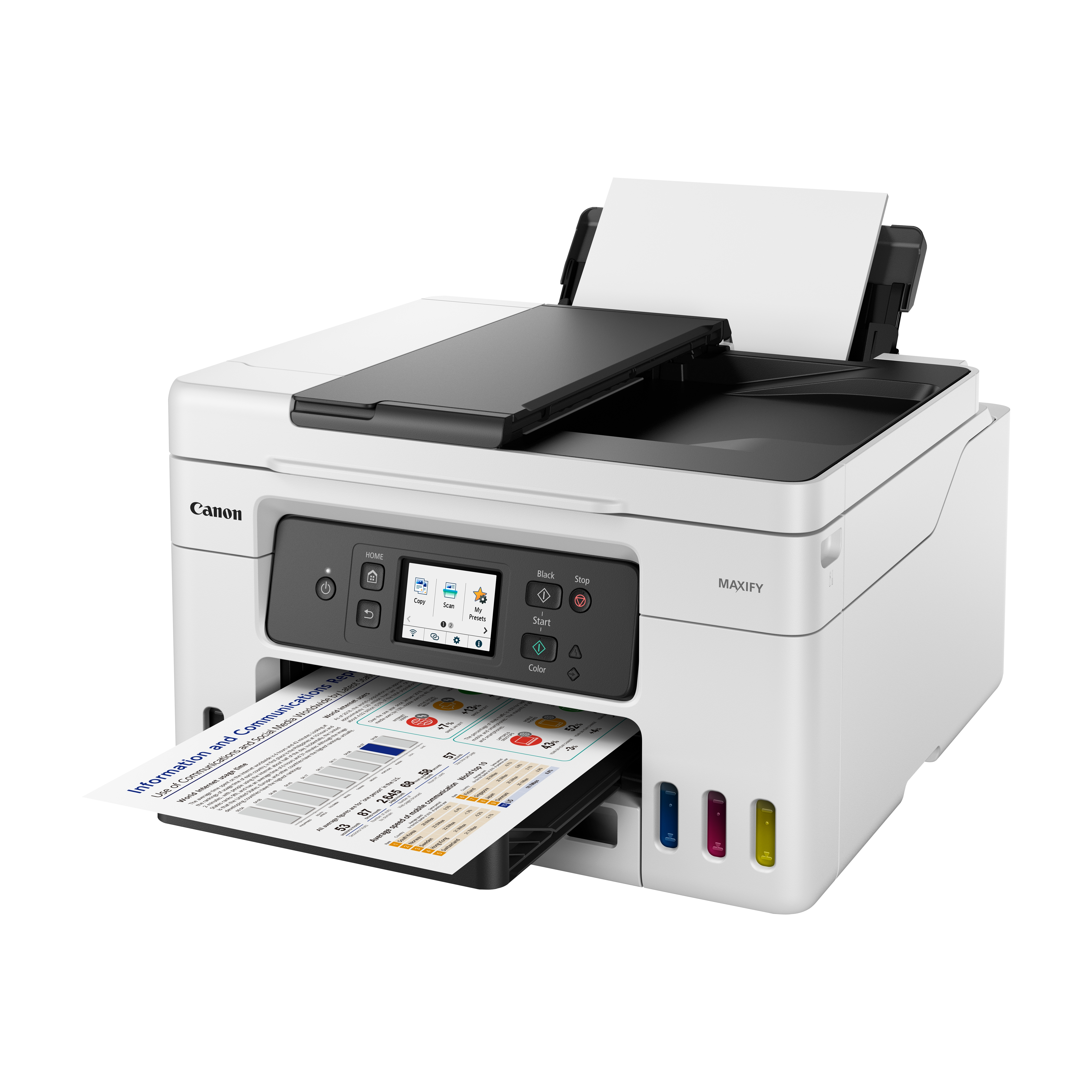 Canon MAXIFY GX4050 - Multifunktionsdrucker - Farbe - Tintenstrahl - wiederbefüllbar - Legal (216 x