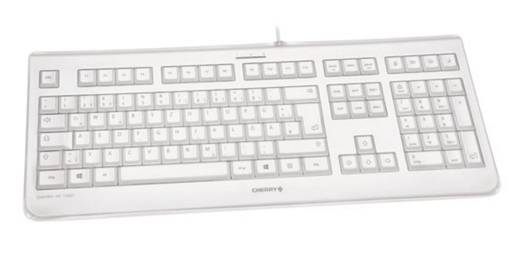 Cherry KC 1068 - Tastatur - USB - Belgien - Tastenschalter: CHERRY LPK