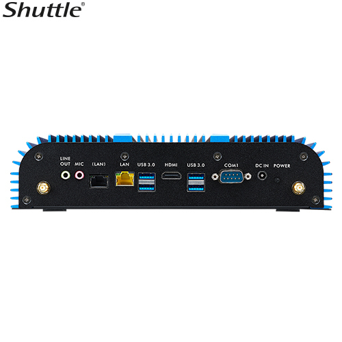 Shuttle BPCWL02-i3 industrial Box-PC, Core i3-8145UE, 2x SO-DIMM, 2x LAN, 1x COM, 1xHDMI,4x USB, lüf
