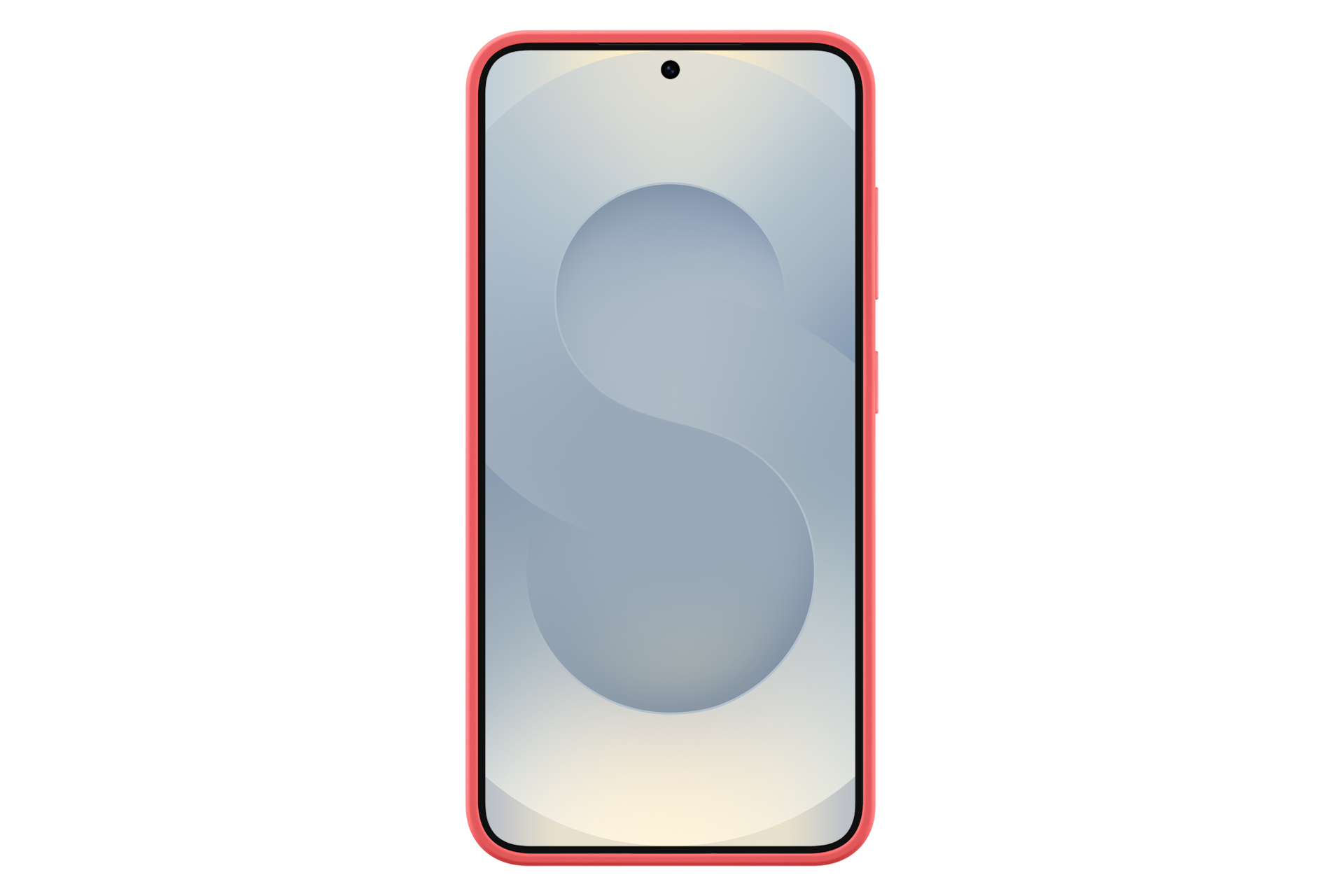 Samsung Silicone Case für das Galaxy S25, Cover, Samsung, Galaxy S25, 15,8 cm (6.2"), Rot