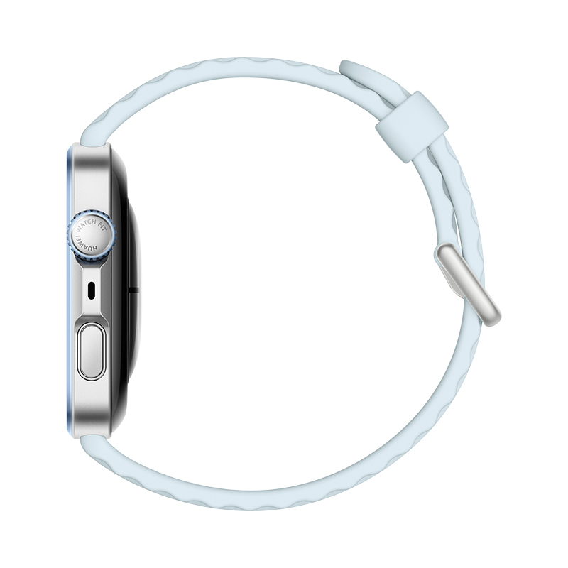 Huawei Watch Fit 4 Pro - Aluminiumlegierung - intelligente Uhr mit Riemen - Flouroelastomer - Blau -