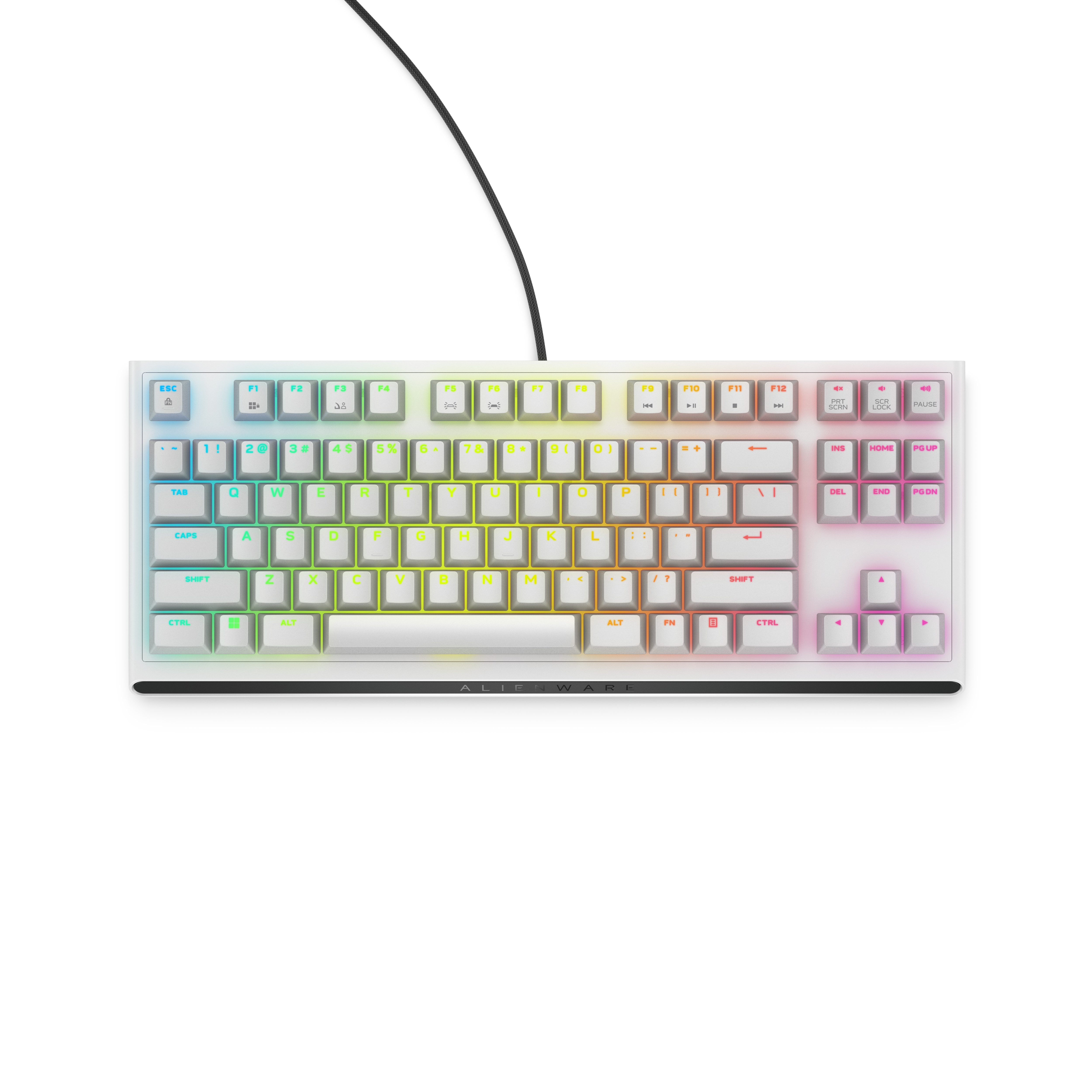 Dell Alienware AW420K - Tastatur - tenkeyless - hintergrundbeleuchtet