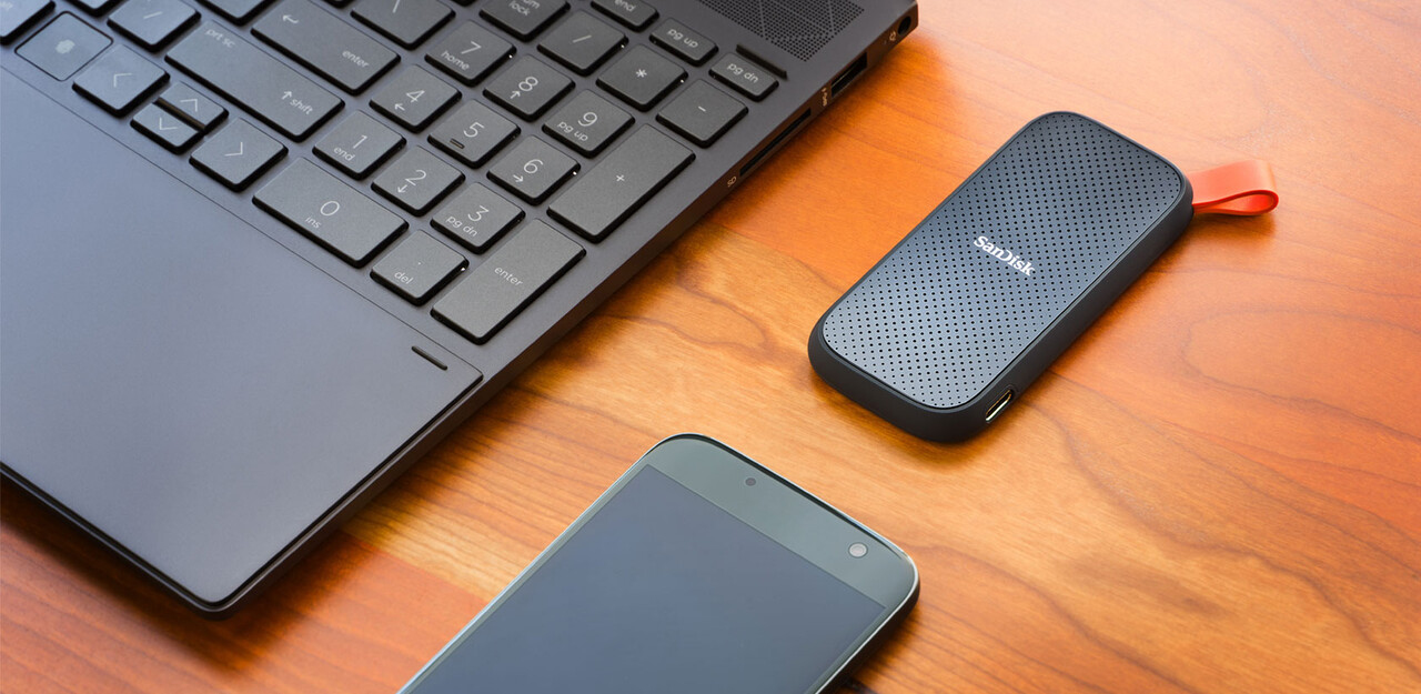 SanDisk Portable SSD 480GB, USB-C 3.1
