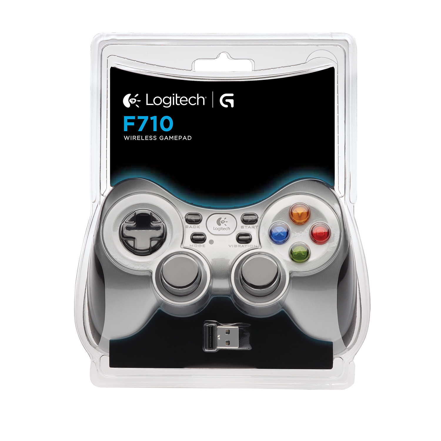 Logitech Wireless Gamepad F710 - Game Pad - 10