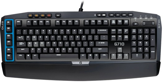 Logitech G710, Full-size (100%), Verkabelt, USB, QWERTZ, Schwarz