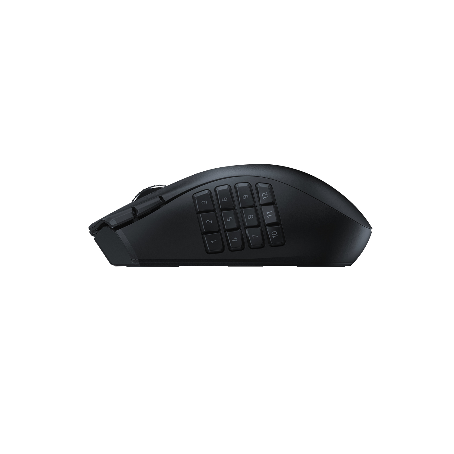 Razer Naga V2 HyperSpeed - Maus - ergonomisch - Für Rechtshänder - optisch - 21 Tasten - kabellos -