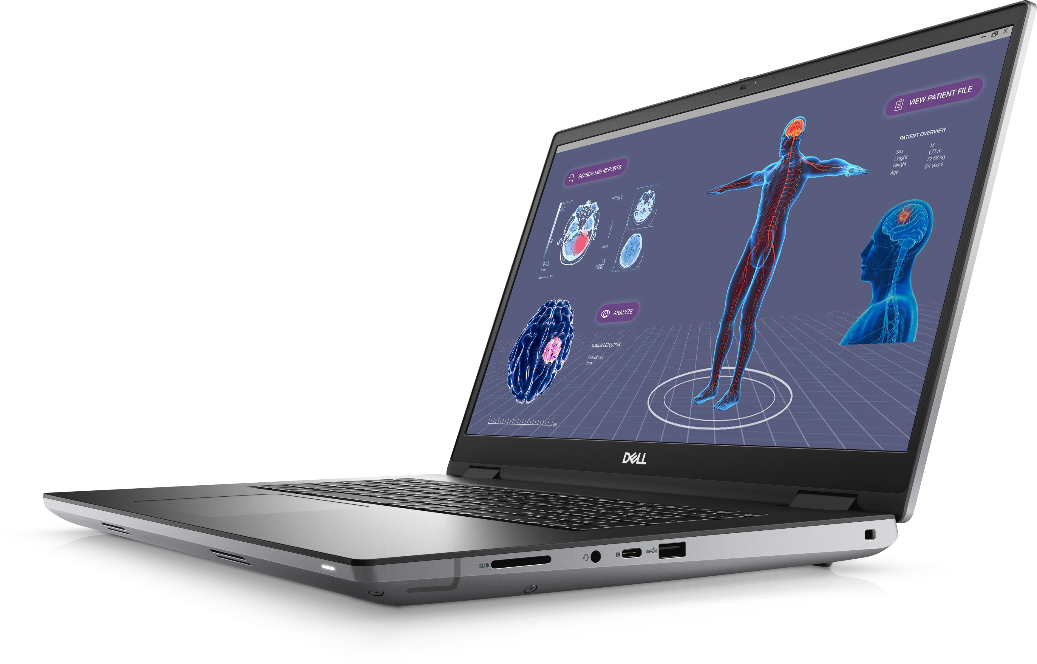 Dell Precision 7780, 17" FHD, Core i9-13950HX, 32GB RAM, 1TB SSD, RTX 3500 Ada, Win11 Pro