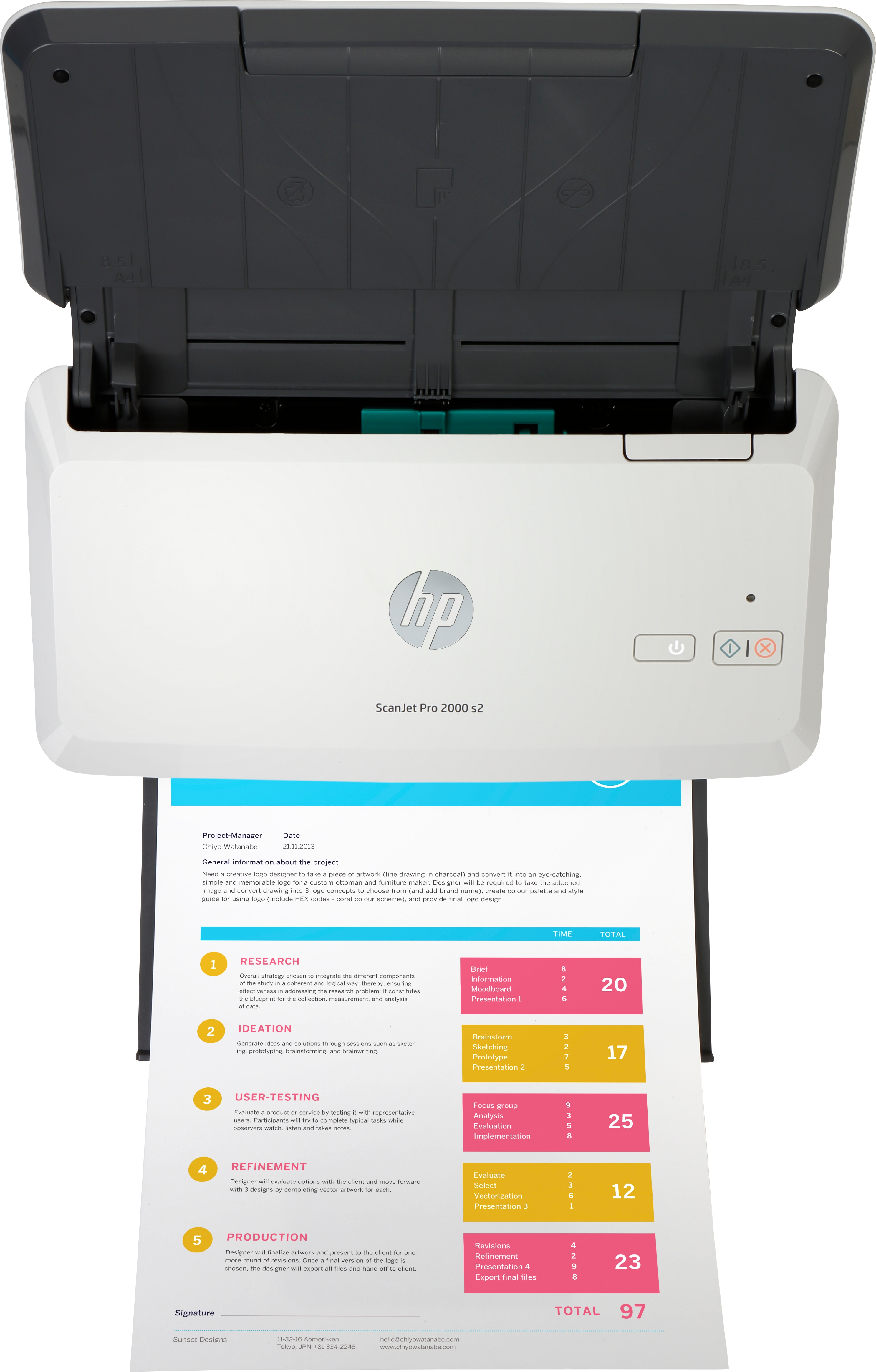 HP Scanjet Pro 2000 s2 Sheet-feed - Dokumentenscanner - Duplex - 216 x 3100 mm - 600 dpi x 600 dpi -