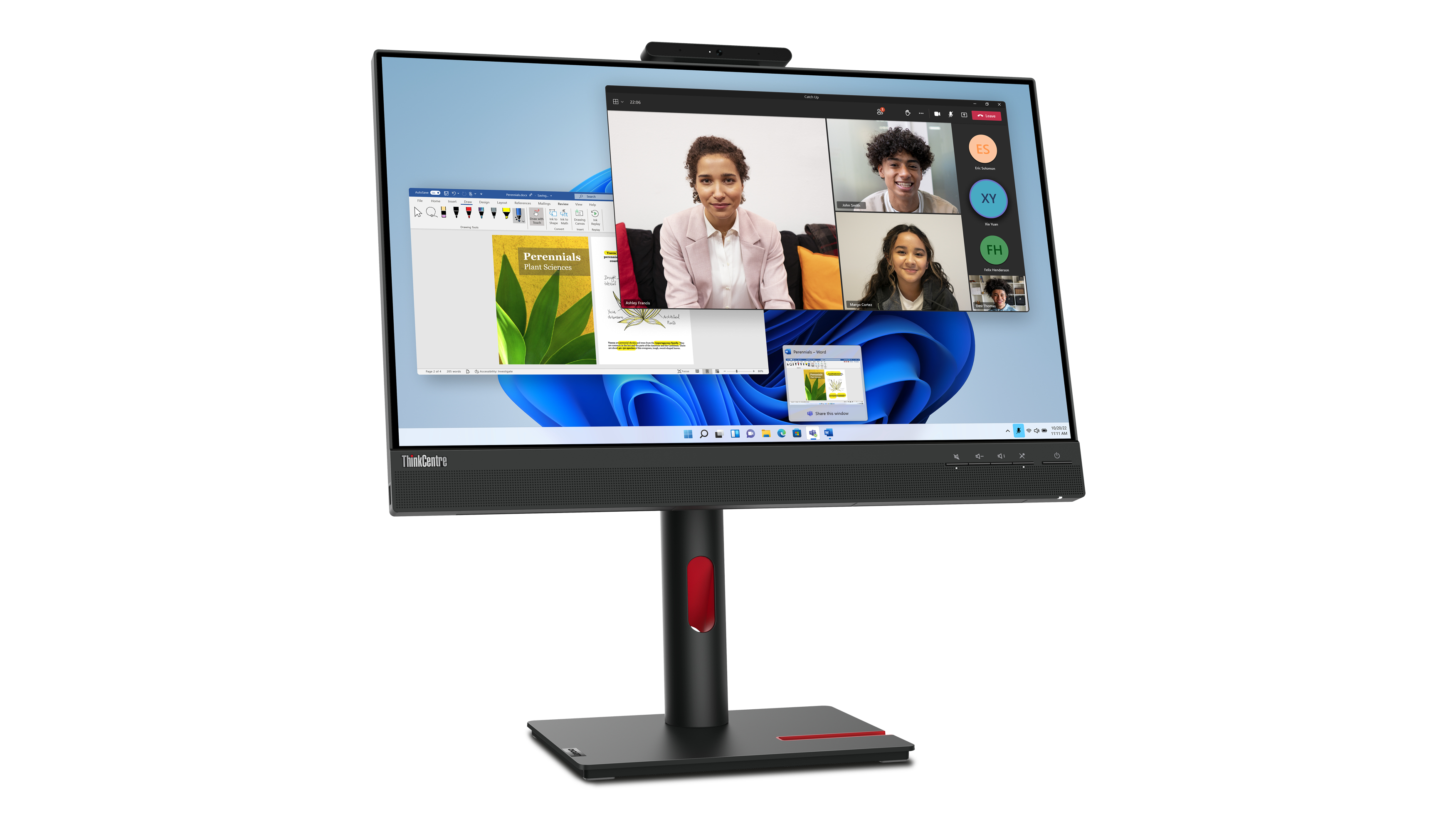 Lenovo ThinkCentre Tiny-in-One 24 Gen 5 Monitor 61 cm (24"), Full HD, IPS, 4ms, HDMI, Displayport