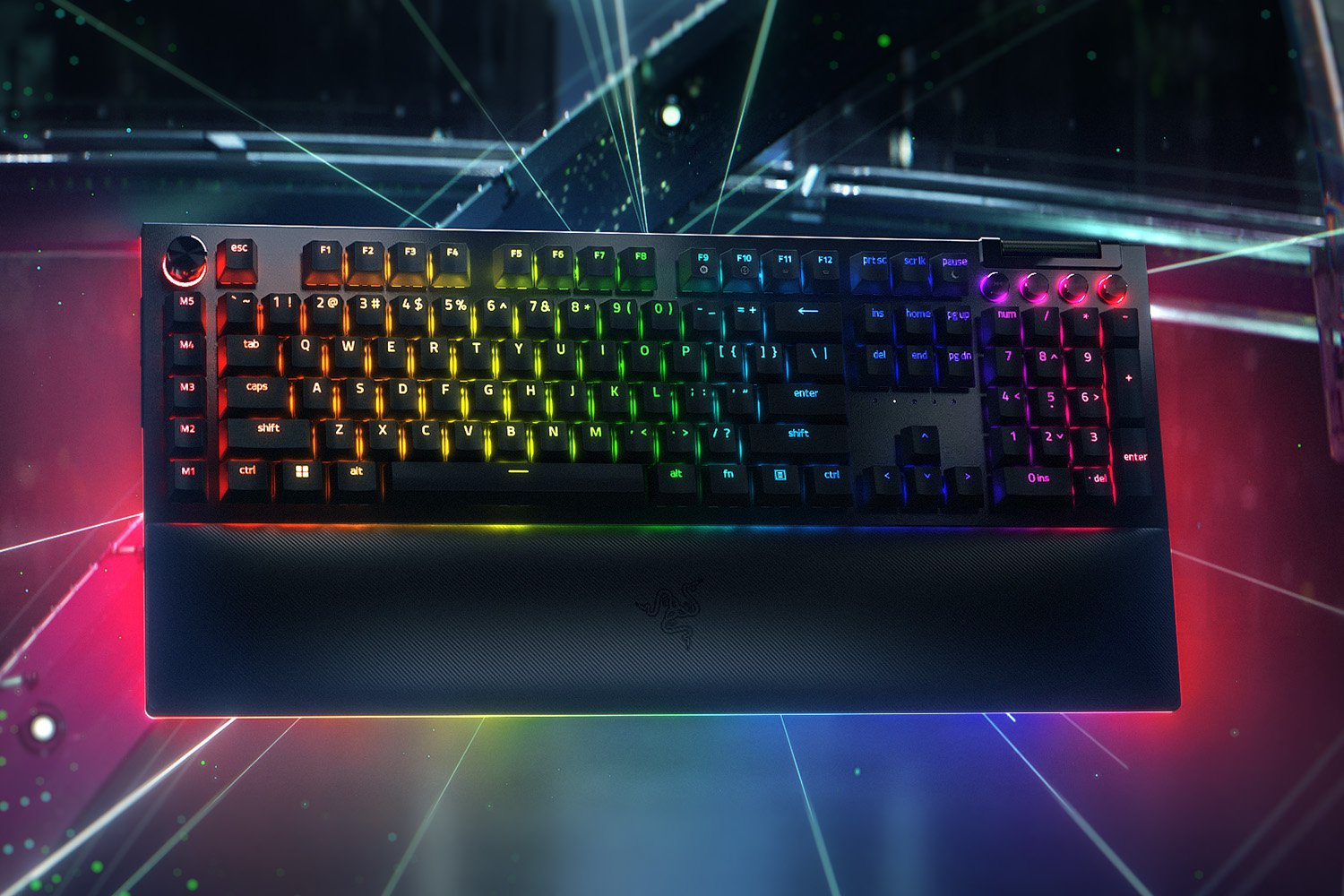 Razer BlackWidow V4 Pro - Tastatur - Hintergrundbeleuchtung