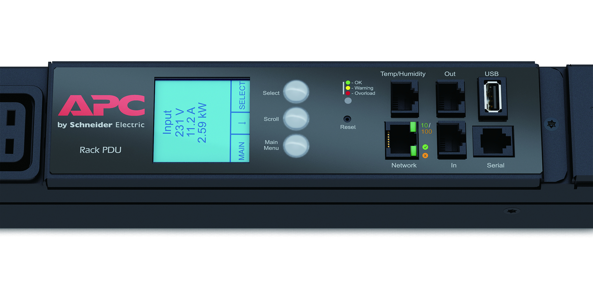 APC Metered Rack PDU - Stromverteilungseinheit (Rack - einbaufähig)