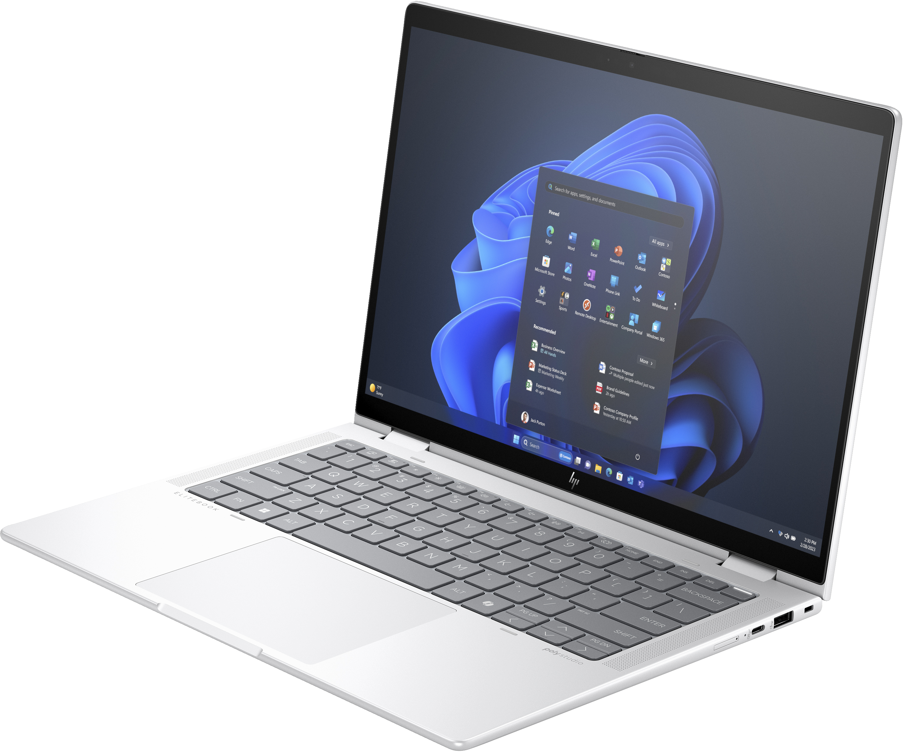 HP Elite x360 1040 G11 Notebook - Flip-Design - Intel Core Ultra 5 125H / 1.2 GHz - Win 11 Pro - Int