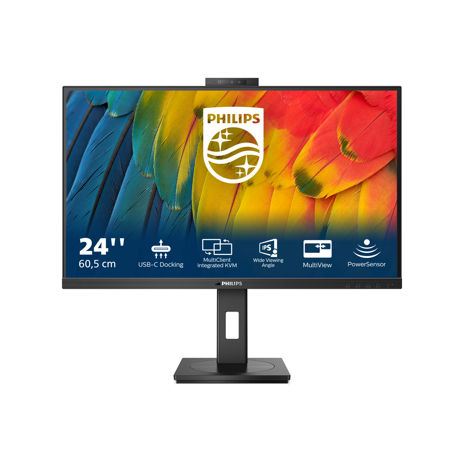 Philips 24B1U5301H - 5000 Series - LED-Monitor - USB - 60.5 cm (23.8")