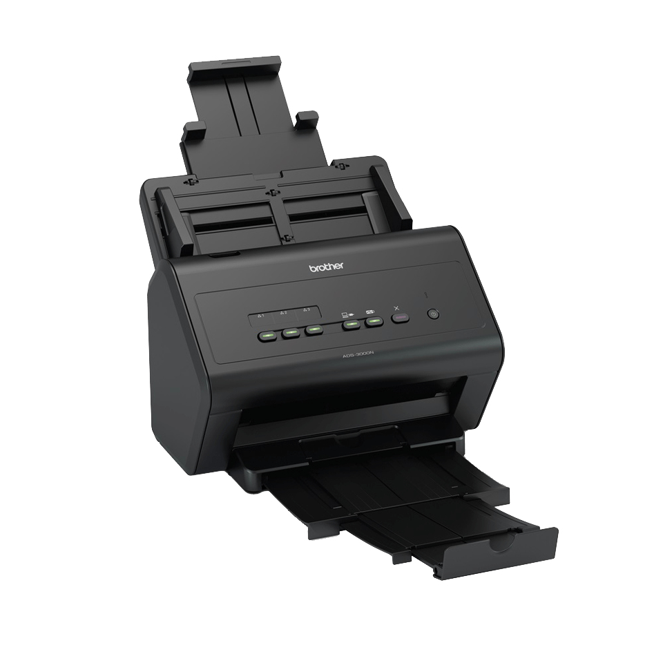 Brother ADS-3000N, 215,9 x 355 mm, 600 x 600 DPI, 1200 x 1200 DPI, 30 Bit, 24 Bit, 50 Seiten pro Min