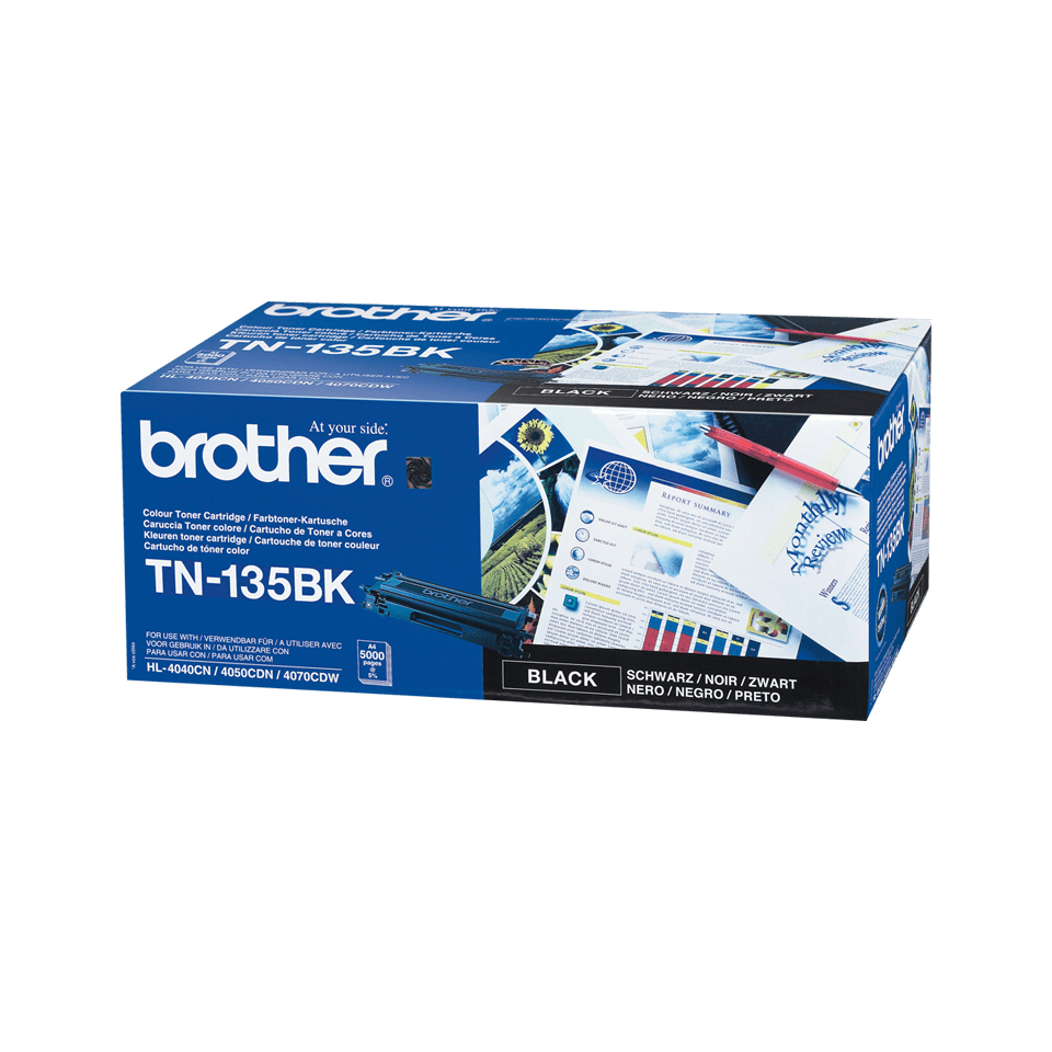 Brother TN-135BK, 5000 Seiten, Schwarz, 1 Stück(e)