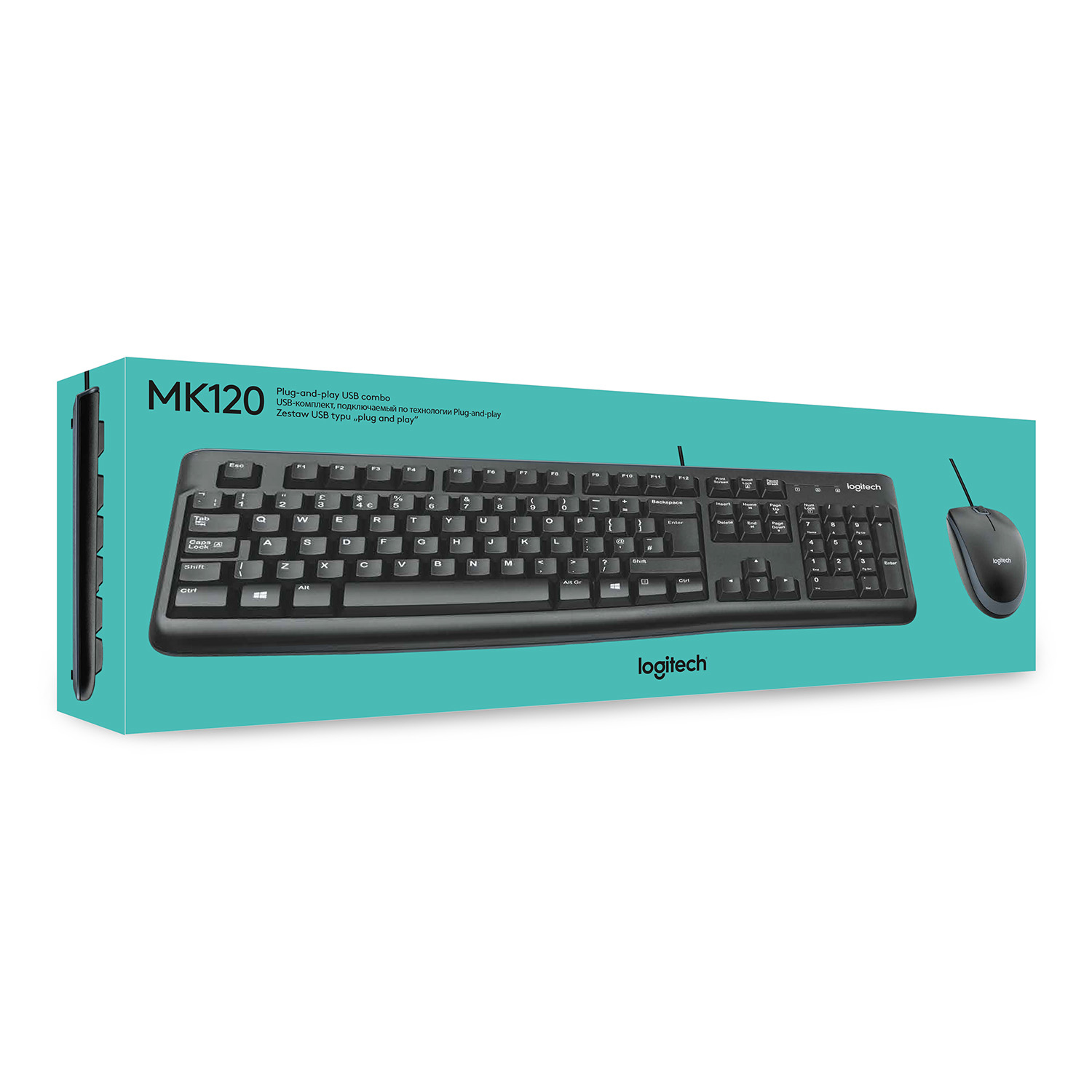 Logitech Desktop MK120 - Tastatur-und-Maus-Set