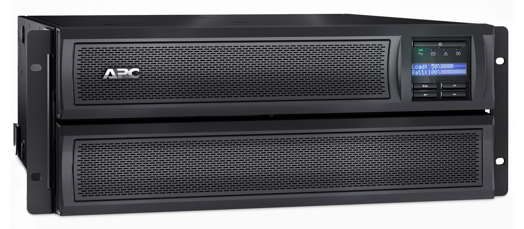 APC Smart-UPS X SMX2200HV - 2200VA, 8x C13 + 2x C19 Ausgang, USB, erweiterbare Laufzeit, kurze Tiefe