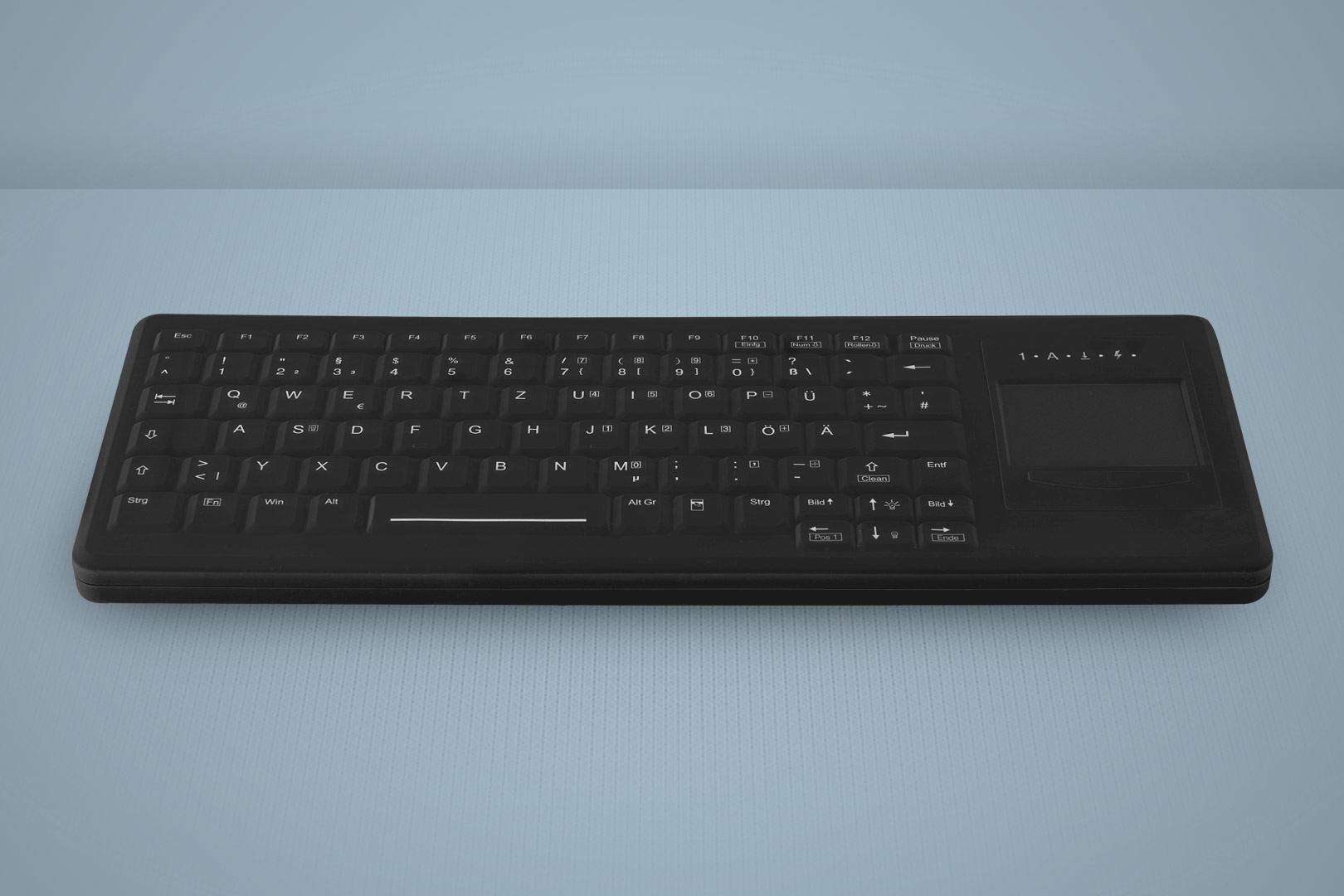 Cherry AKTIVE KEY Hygiene Backlit Compact Touchpad Keyboard - Tastatur