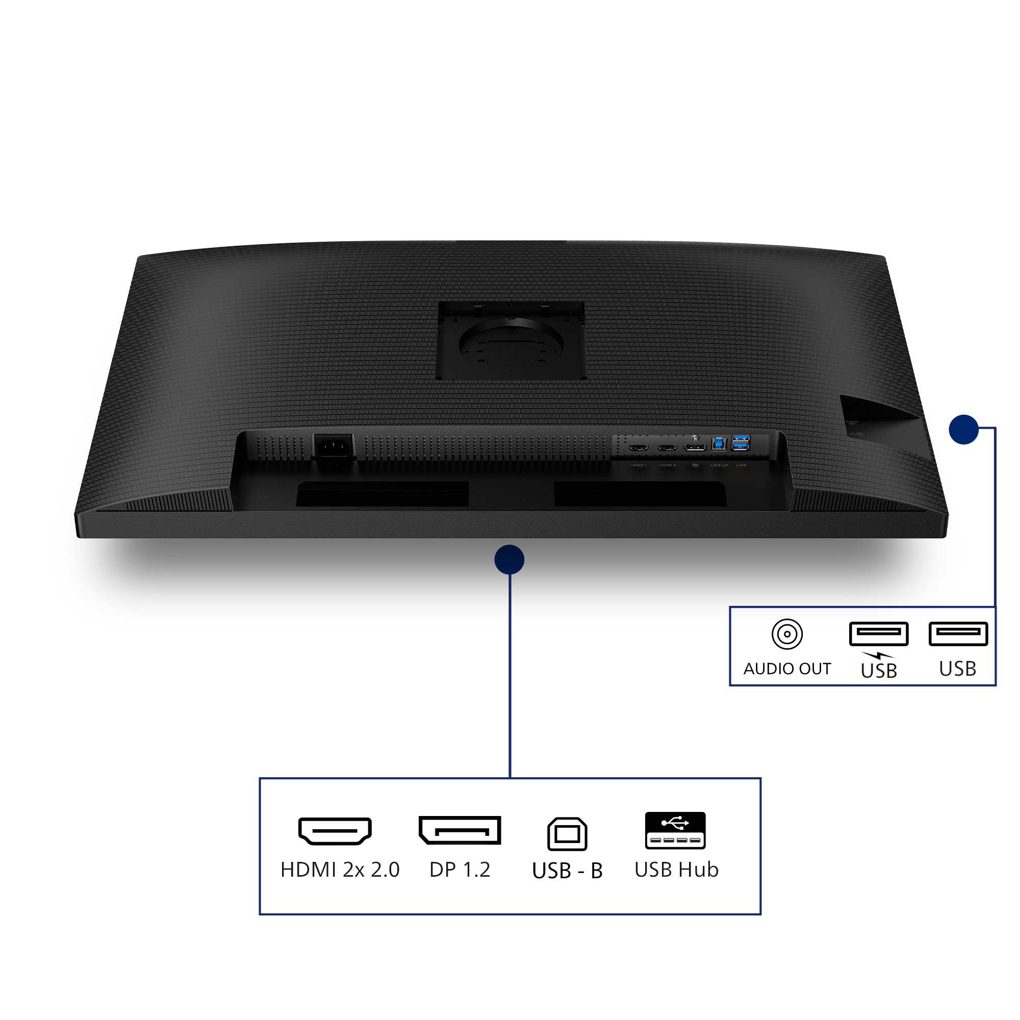 Philips 3000 Series 32B2N3500 Monitor 80.0cm (31.5") WQHD, IPS, 4ms, HDMI, Displayport, USB