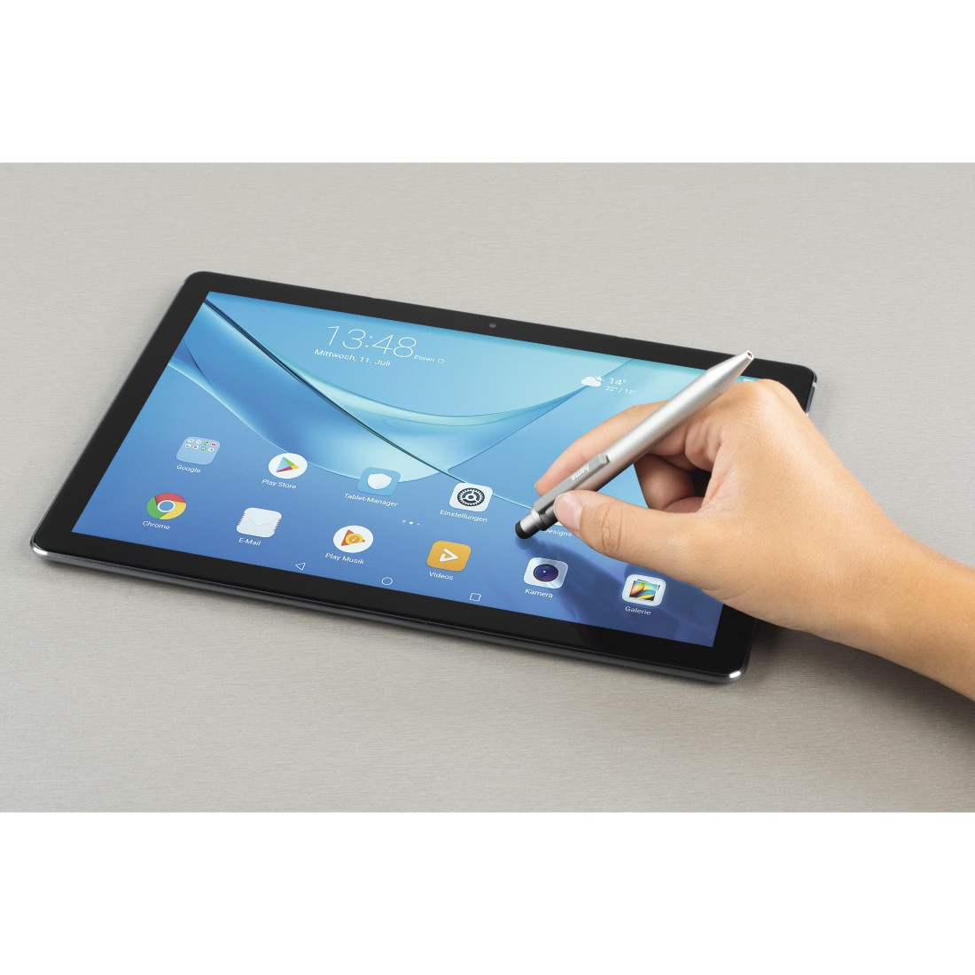 Hama Essential Line "Mini" 2-in-1 - Stift/Kugelschreiber für Tablet, Handy