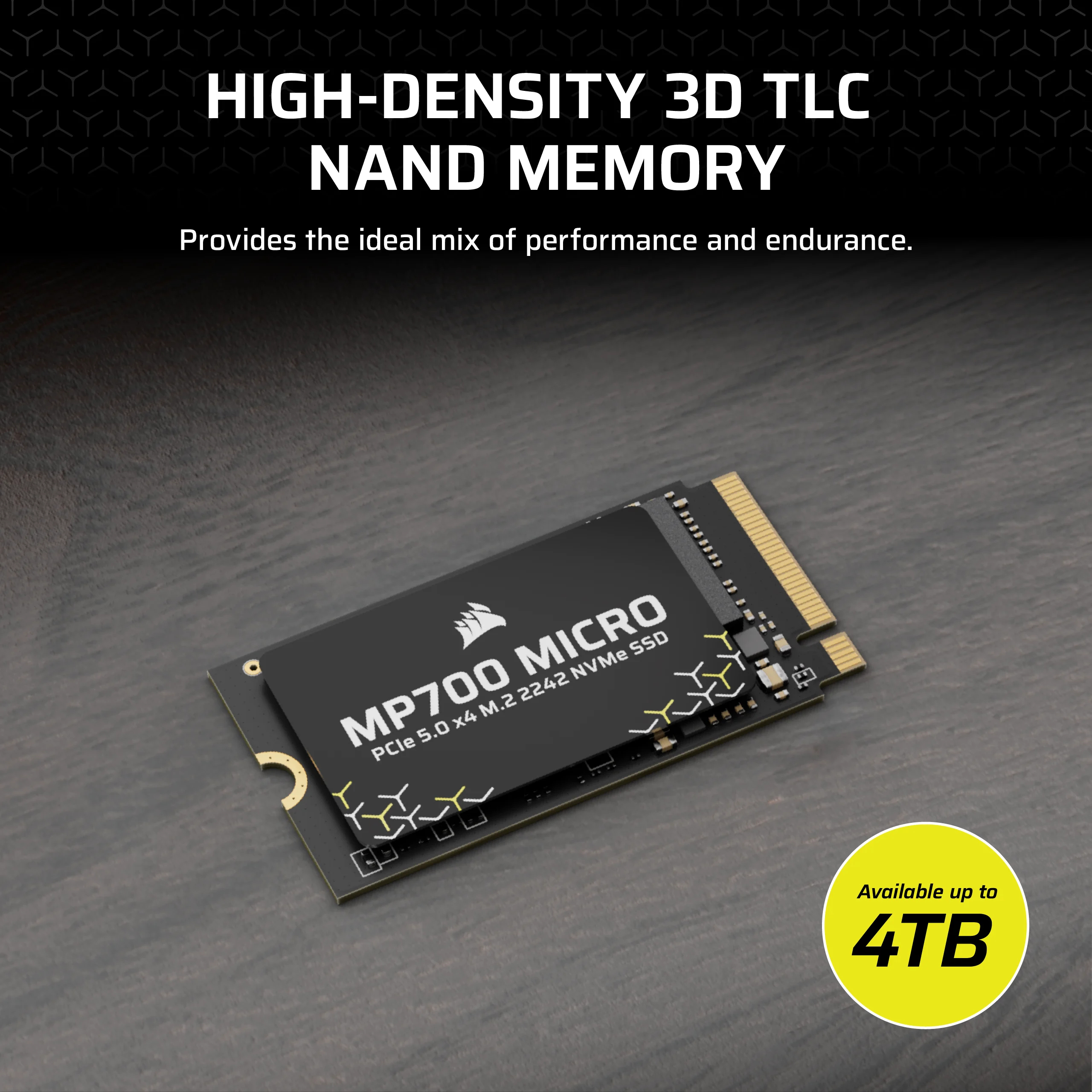 Corsair MP700 MICRO - SSD - 2 TB - intern - M.2 2242 - PCI Express 5.0 x4 (NVMe)