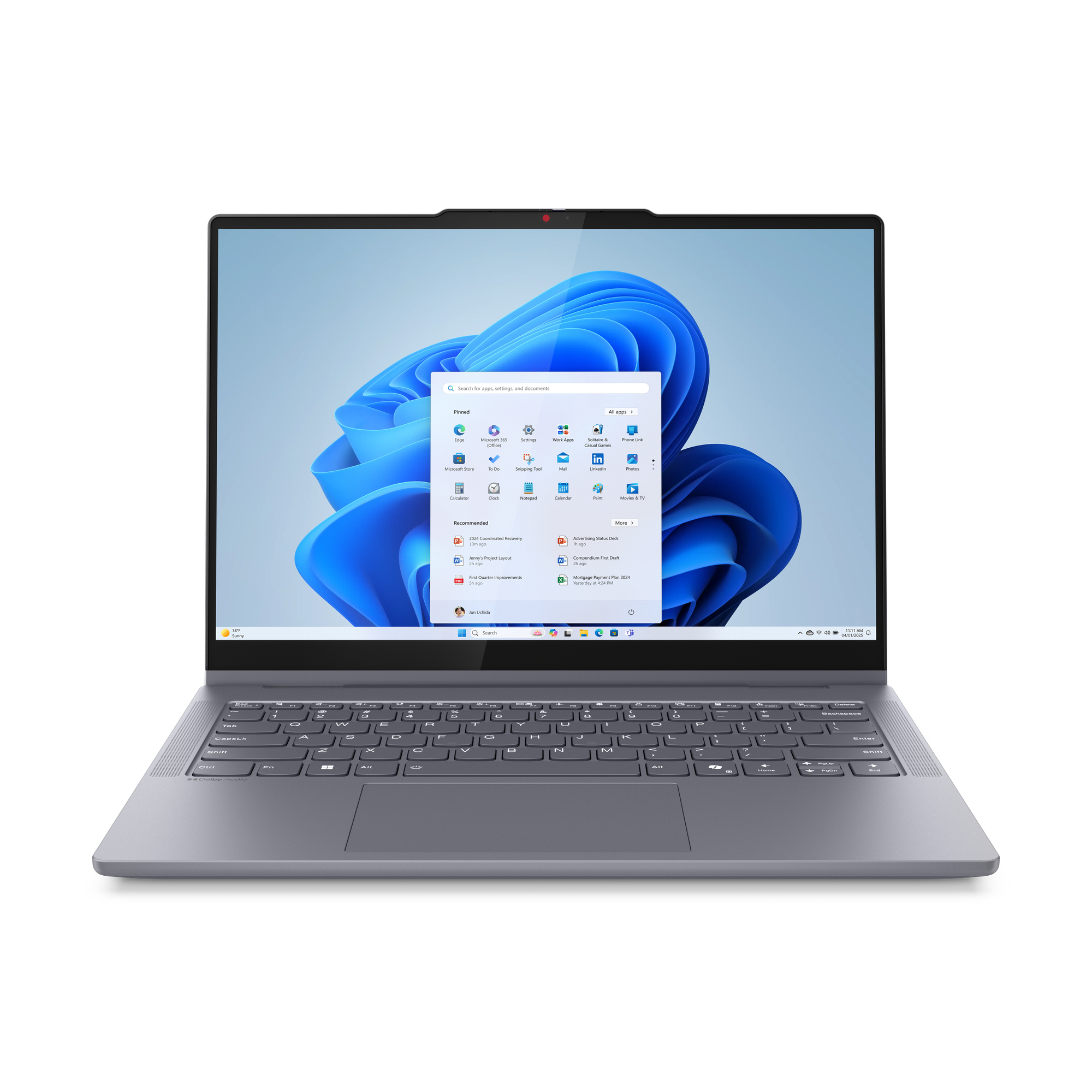 Lenovo IdeaPad 5 2-in-1 14IAL10, 14" WUXGA Touch, Core Ultra 5 225H, 16GB RAM, 512GB SSD, Win11