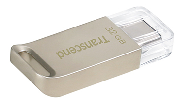 Transcend JetFlash 850, 32 GB, USB Typ-C, 3.2 Gen 1 (3.1 Gen 1), Kappe, 5 g, Gold