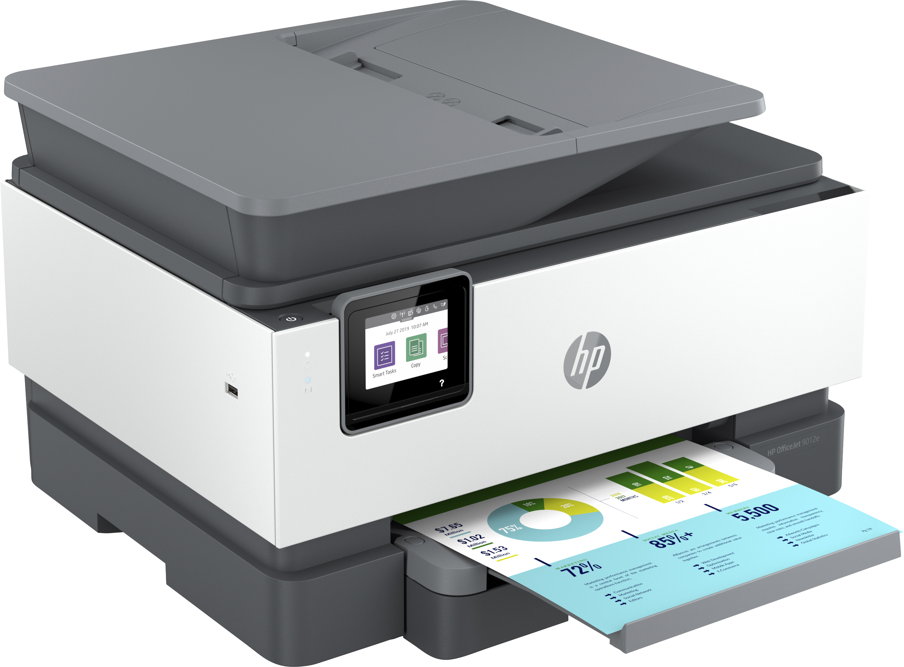 HP Officejet Pro 9012e All-in-One - Multifunktionsdrucker - Farbe - Tintenstrahl - Legal (216 x 356