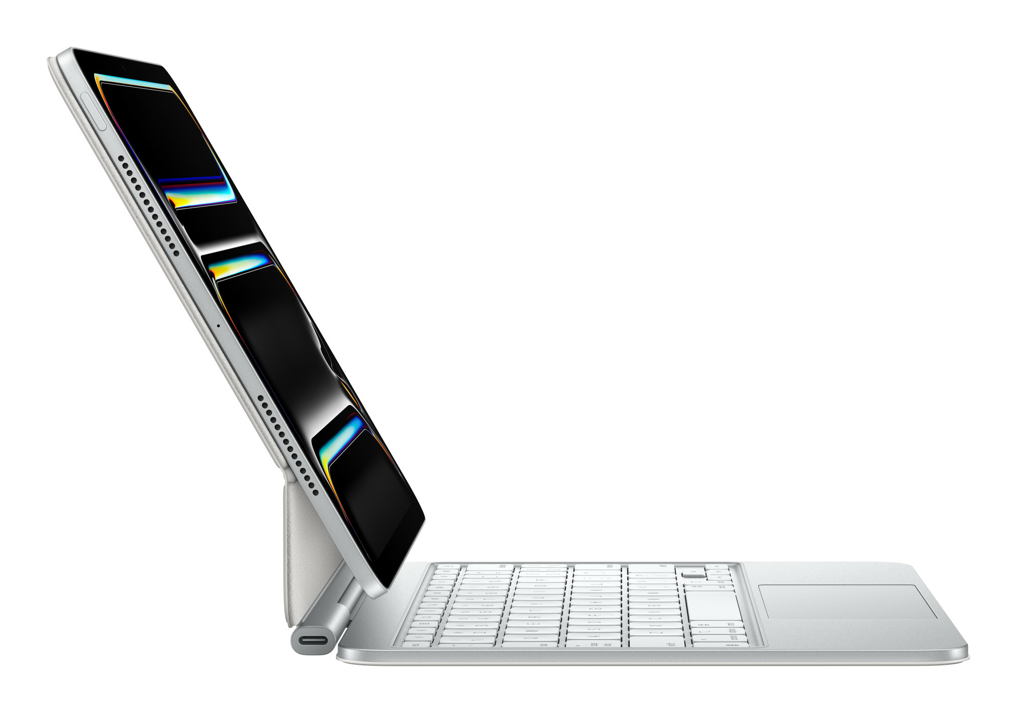 Apple Magic Keyboard - Tastatur und Foliohülle - mit Trackpad - hinterleuchtet - Apple Smart connect