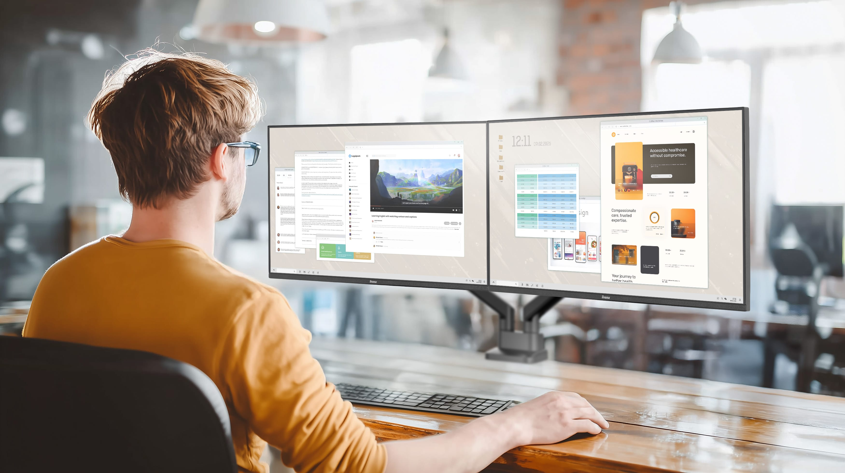 iiyama ProLite X2793HSU-B1 Monitor 68.6cm (27") Full HD, IPS, 1ms, HDMI, Displayport, USB