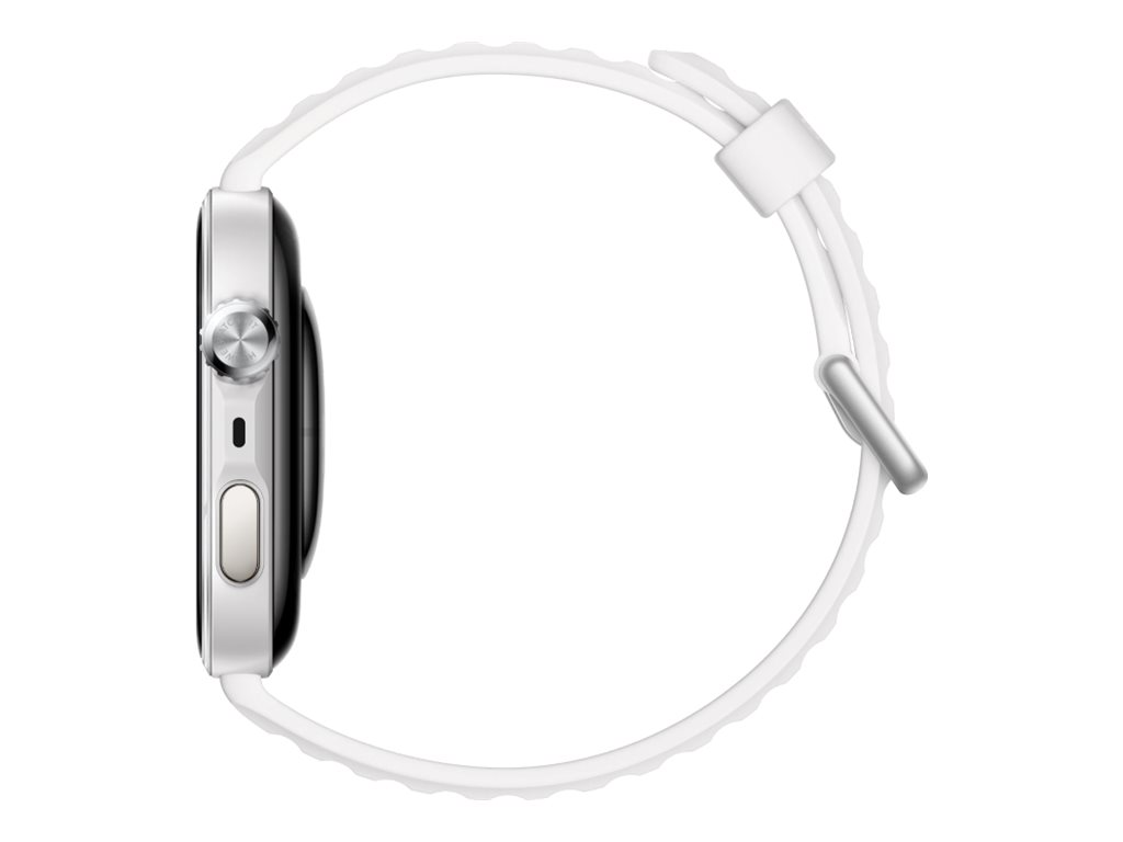 Huawei Watch Fit 5 Pro - Aluminiumlegierung - intelligente Uhr mit Riemen - Flouroelastomer - weiß -