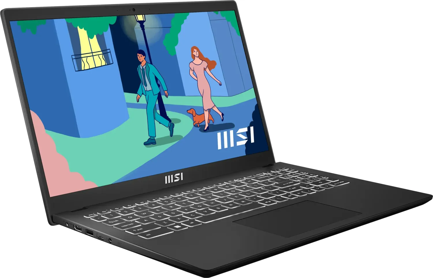 MSI Modern 15 B7M-463, 15.6" FHD, Ryzen 5 7430U, 16GB RAM, 512GB SSD, Win11