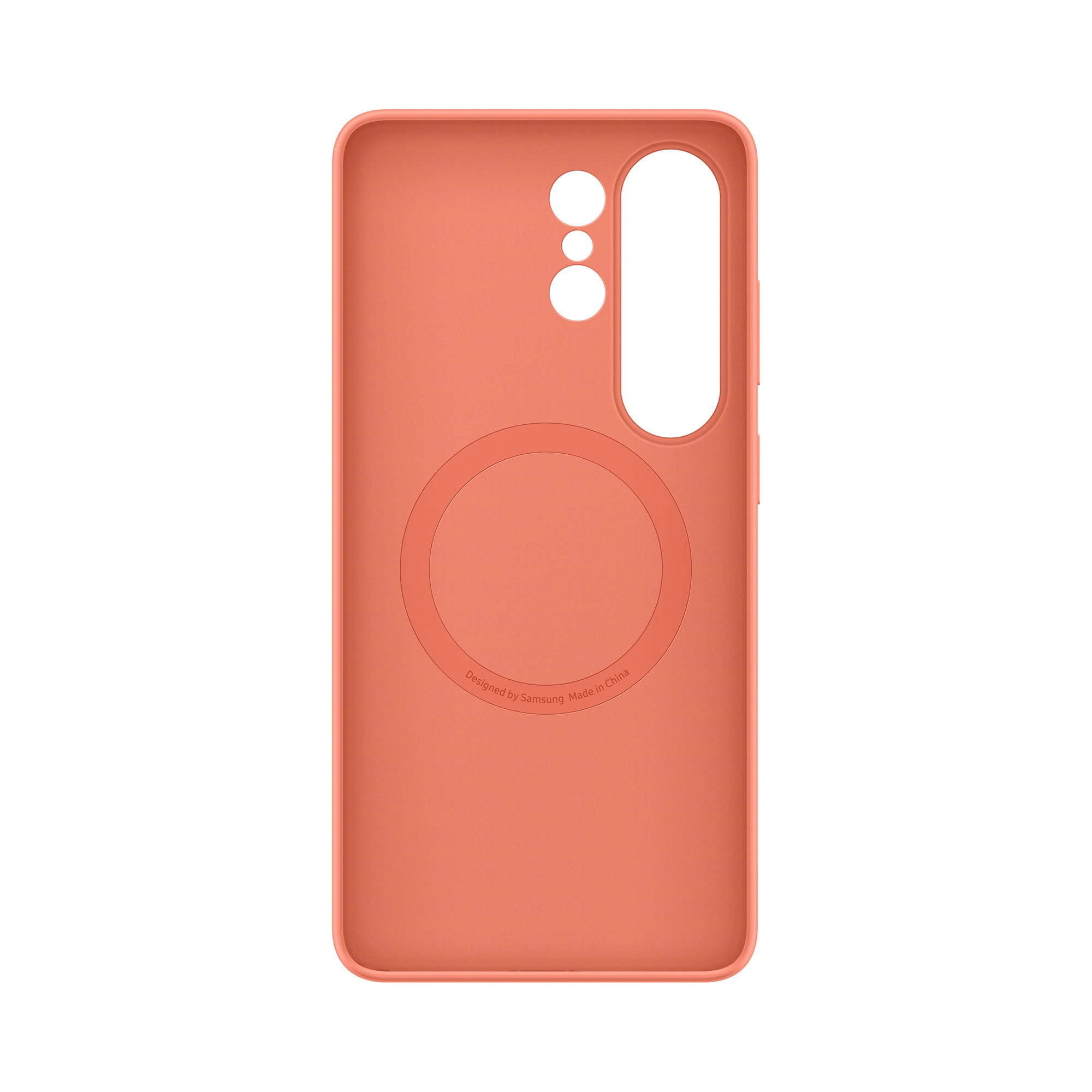 Samsung Silicone Magnet Cover for Galaxy S26 Ultra coral red