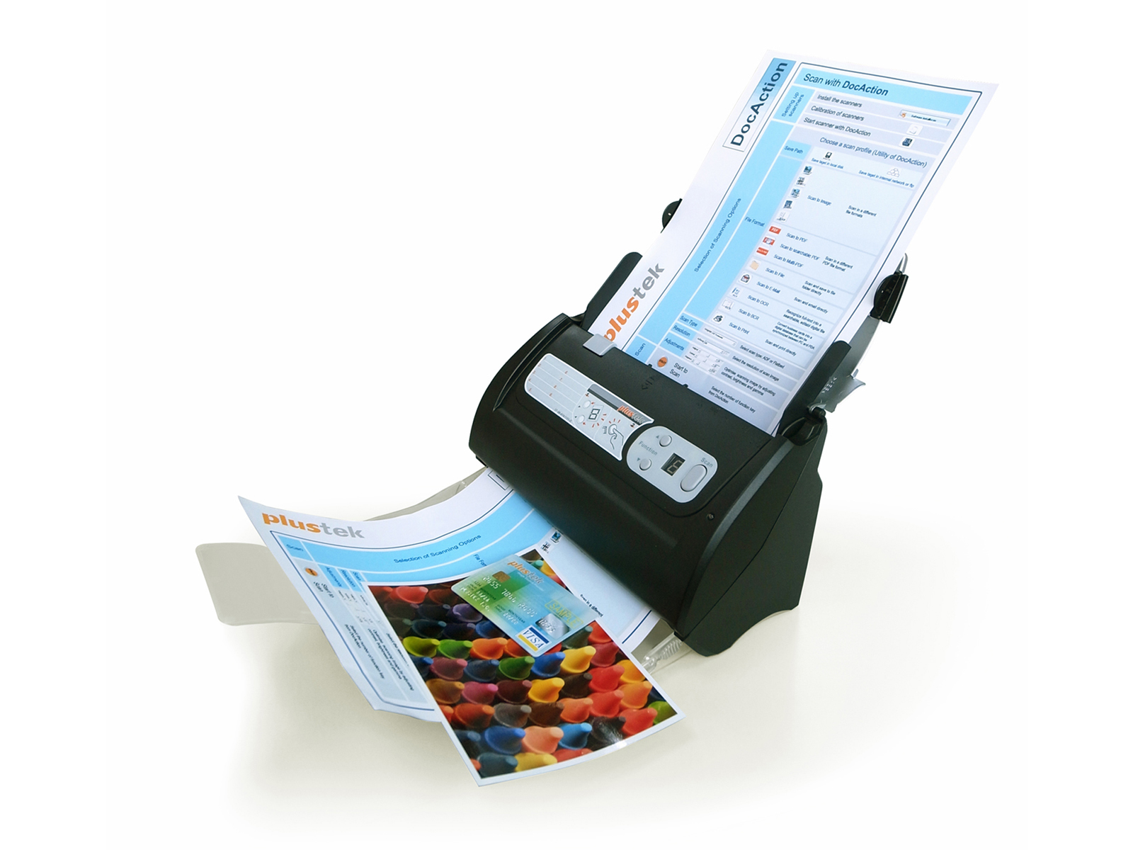 Plustek SmartOffice PS286 Plus - Dokumentenscanner - Contact Image Sensor (CIS)
