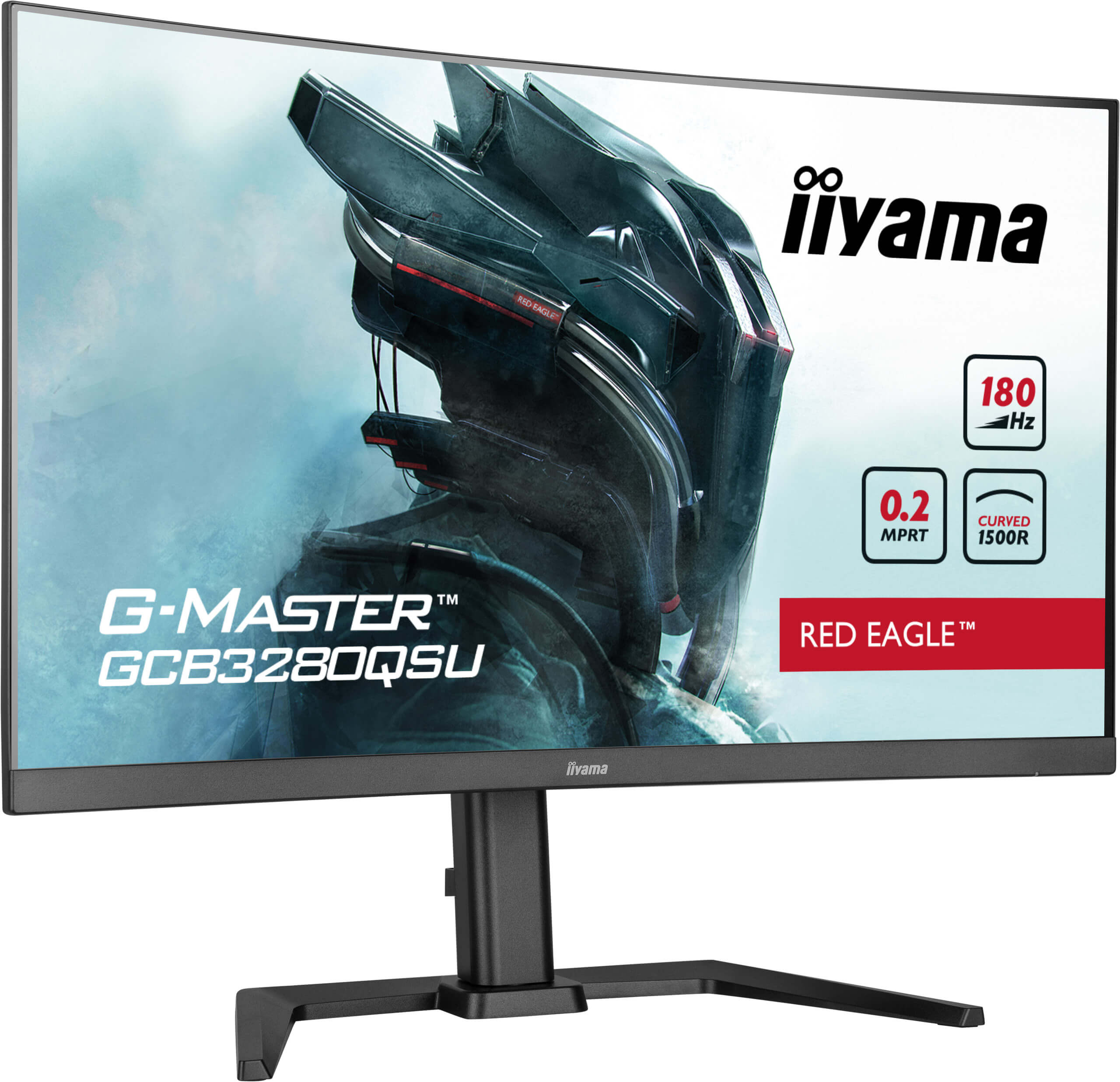 Iiyama G-MASTER Red Eagle GCB3280QSU-B2 - LED-Monitor - Gaming - gebogen - 81.3 cm (32")