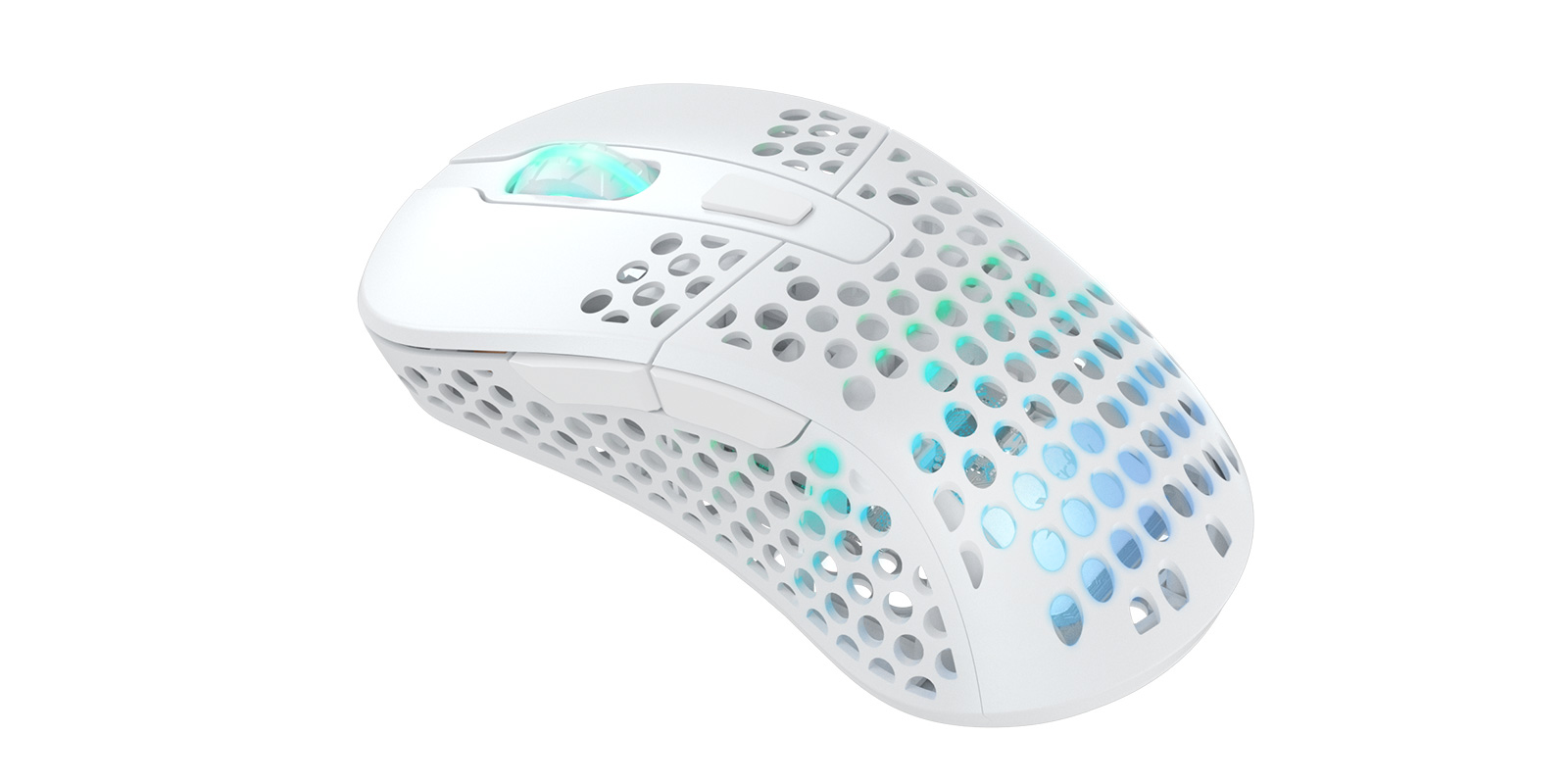Cherry Xtrfy M4 RGB - Maus - optisch - kabellos - 2.4 GHz - kabelloser Empfänger (USB)