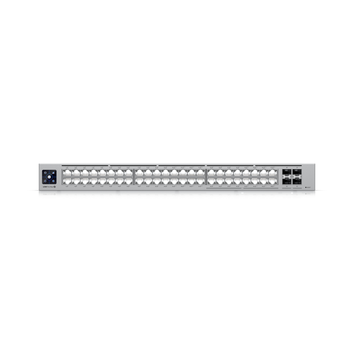 Ubiquiti USW-PRO-MAX-48-POE, L3, 2.5G Ethernet (100/1000/2500), Power over Ethernet (PoE), Rack-Einb