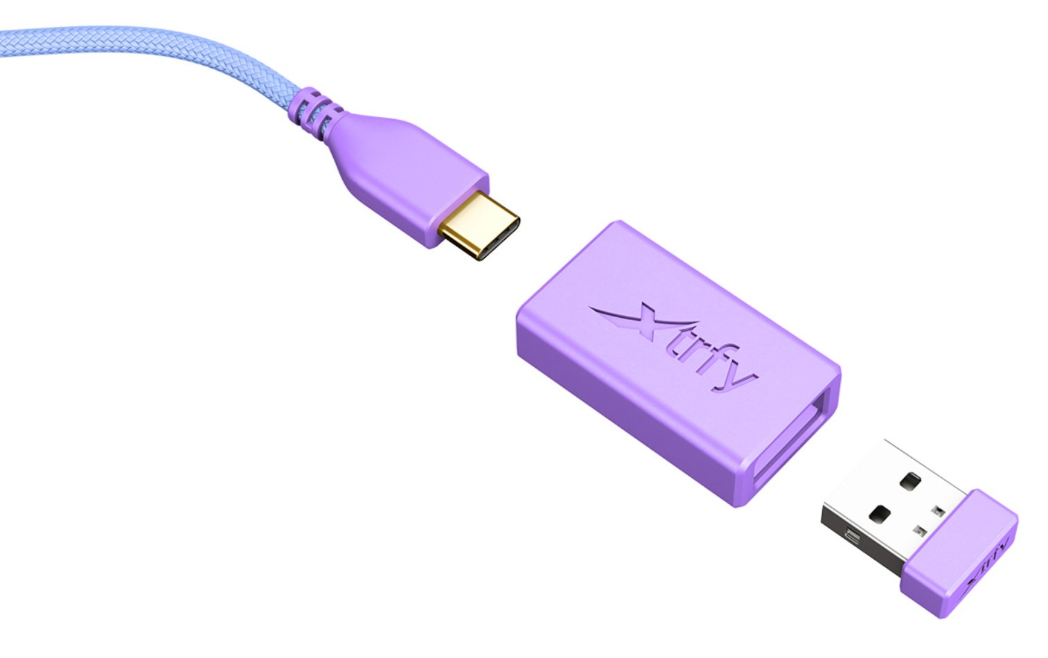 Cherry Xtrfy M8 - Maus - optisch - 5 Tasten - kabellos - 2.4 GHz - kabelloser Empfänger (USB)