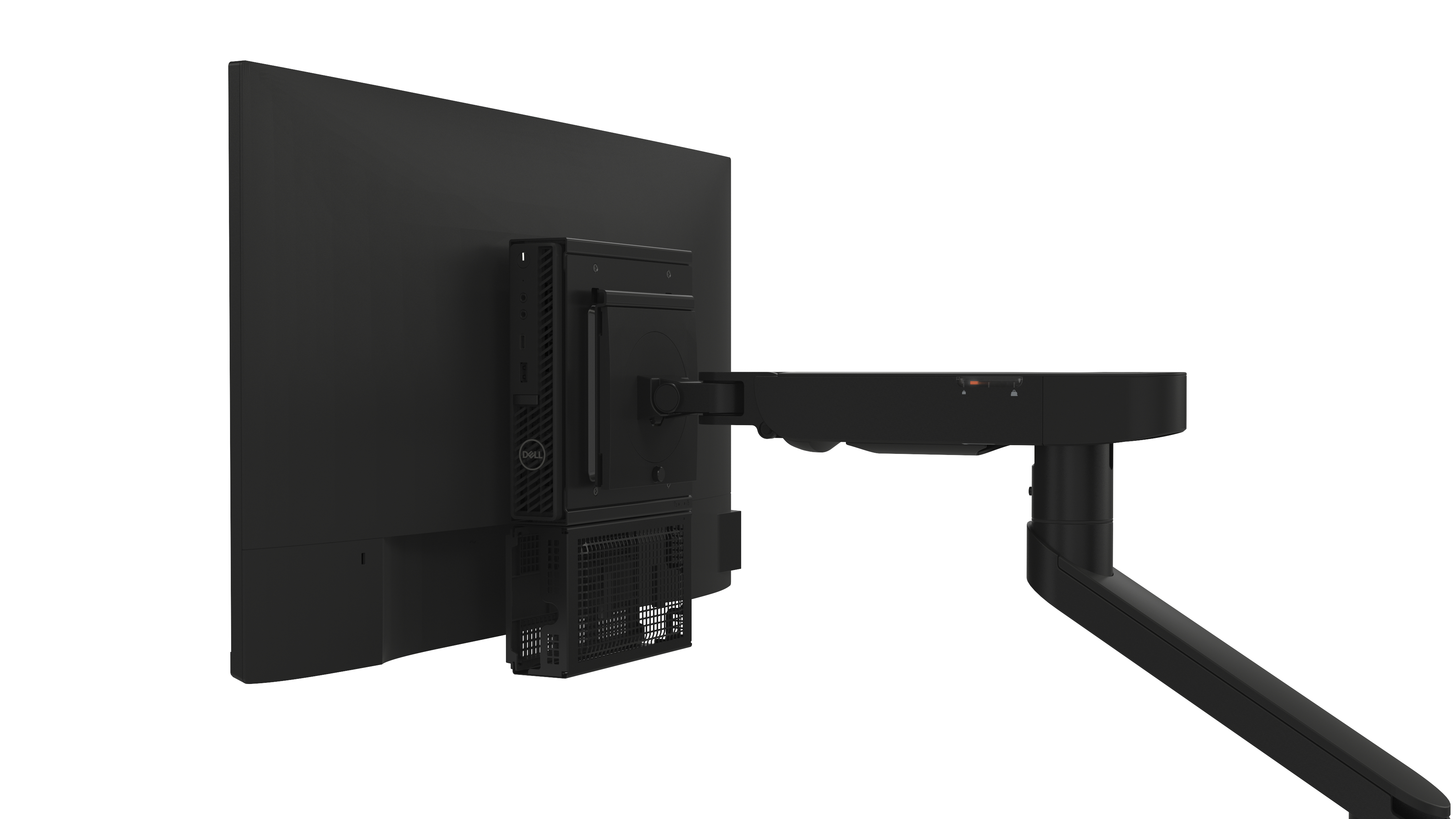 Dell Single Monitor Arm - MSA20, 10 kg, 48,3 cm (19"), 96,5 cm (38"), Höhenverstellung, Schwarz