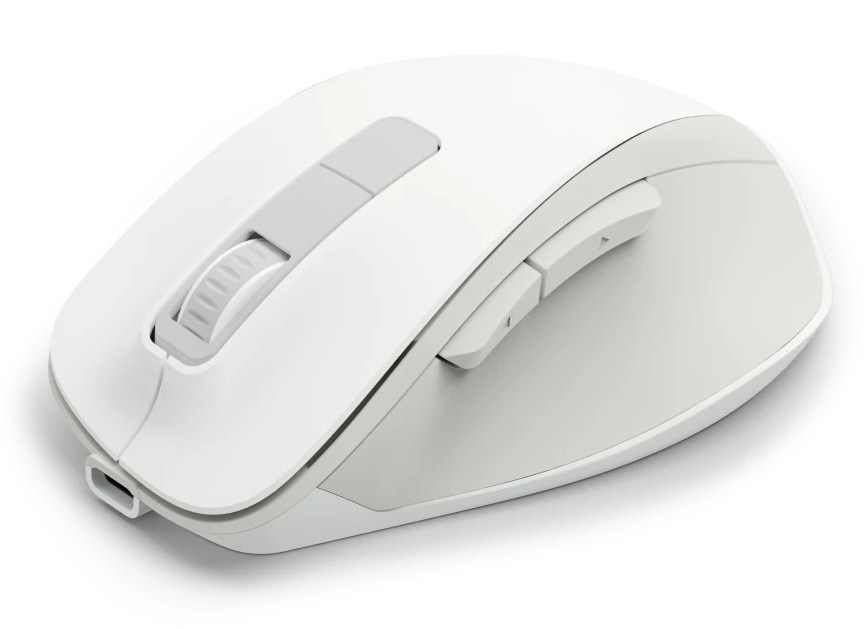Hama WM-500 - Maus - silent, rechargable battery - ergonomisch - Für Rechtshänder - optisch - 6 Tast