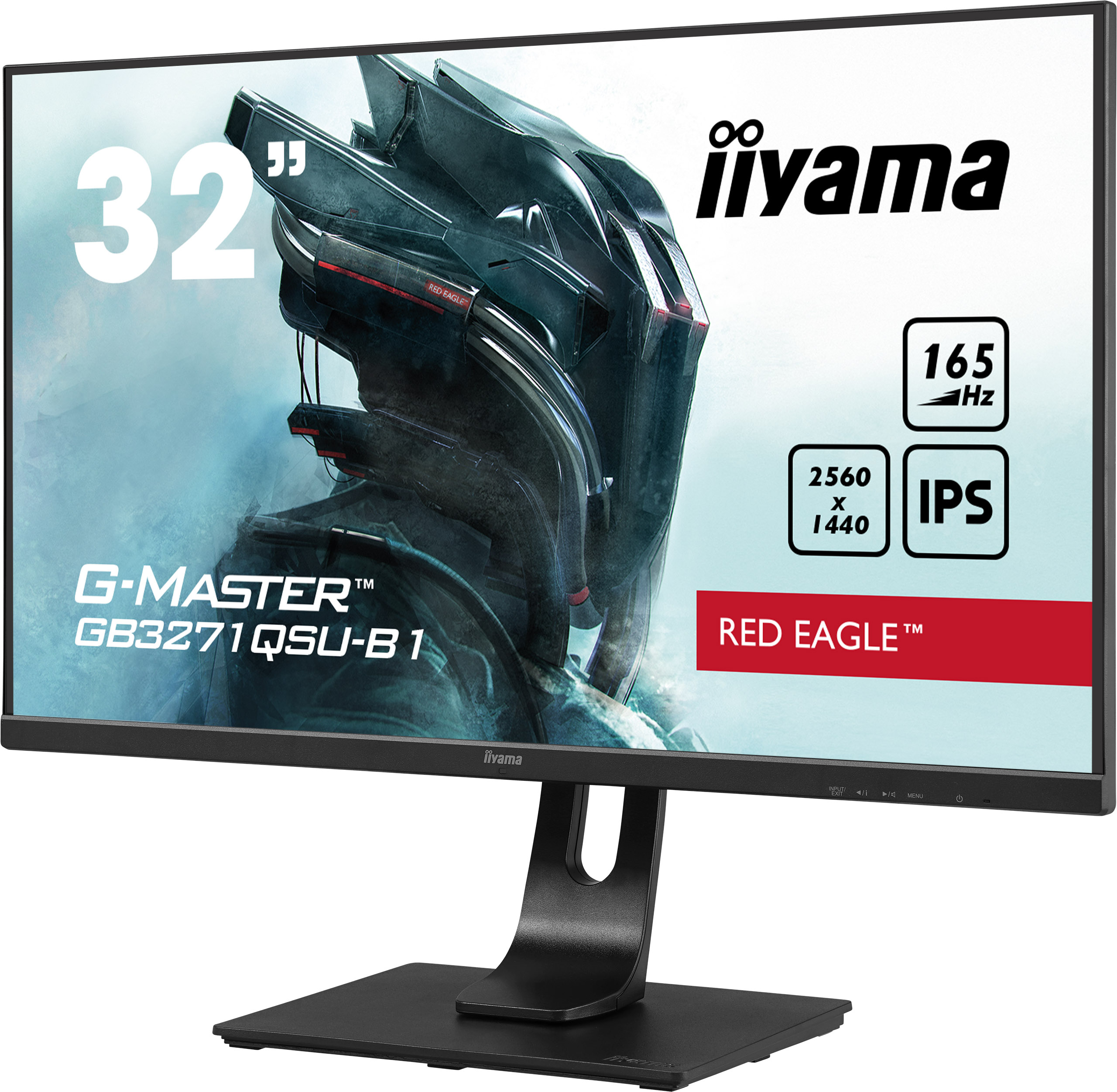 Iiyama G-MASTER Red Eagle GB3271QSU-B1 - LED-Monitor - 81.3 cm (32")