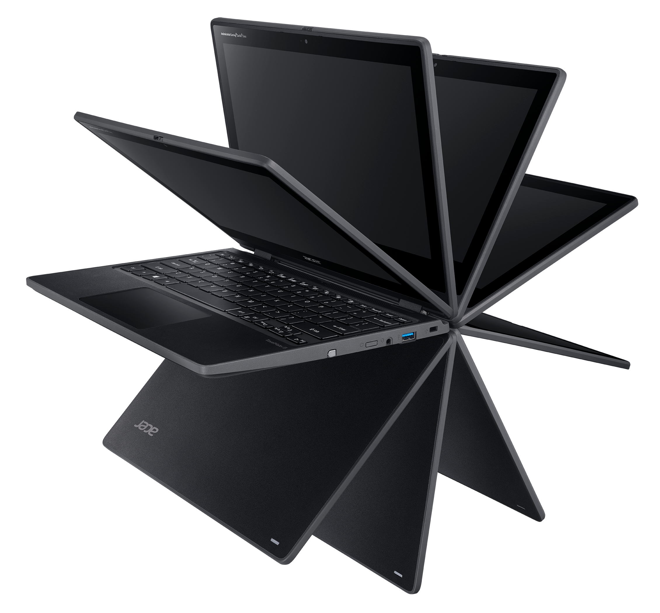 Acer TravelMate Spin B3 TMB311RN-32 - Flip-Design - Intel Pentium Silver N6000 / 1.1 GHz - Win 11 Pr